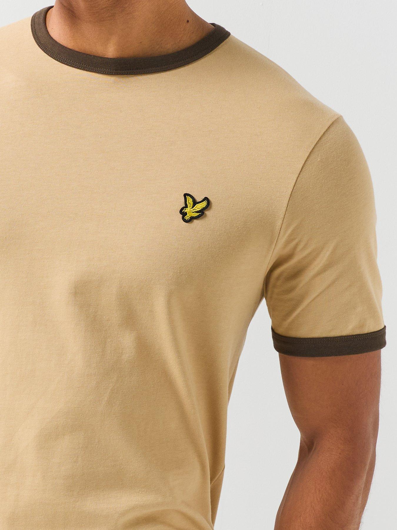 Image 6 of 6 of Lyle & Scott Ringer T-Shirt - Beige