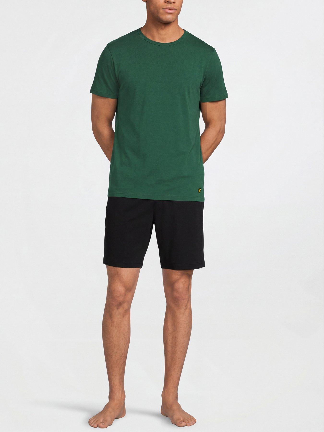 Image 4 of 5 of Lyle & Scott Lyle &amp; Scott Basic 3 Pack T-shirt - Green
