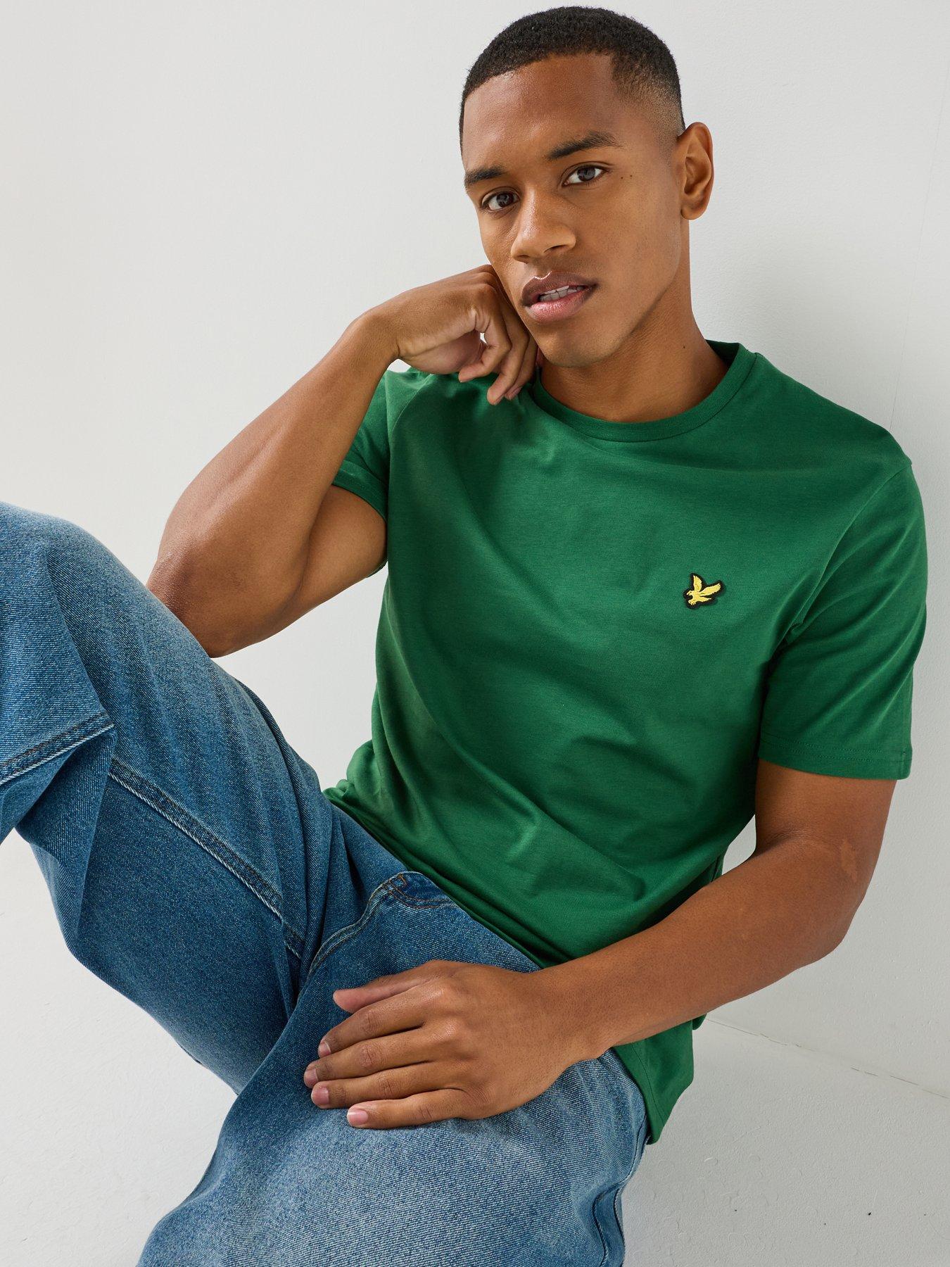 Lyle & Scott Plain T-Shirt, Green, Size 2Xl, Men
