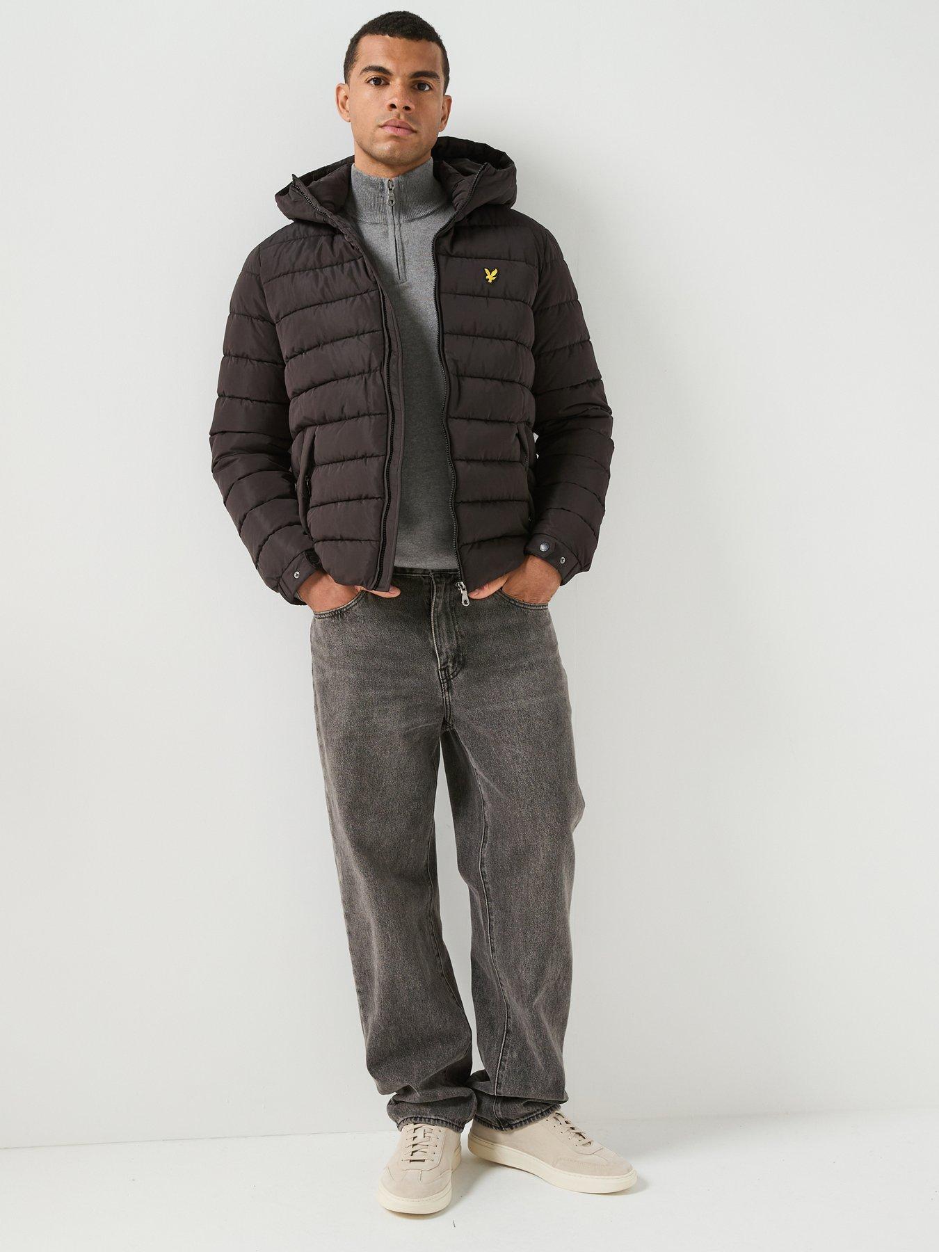Image 3 of 6 of Lyle & Scott Lyle &amp; Scott Hooded Quilted Jacket - Black