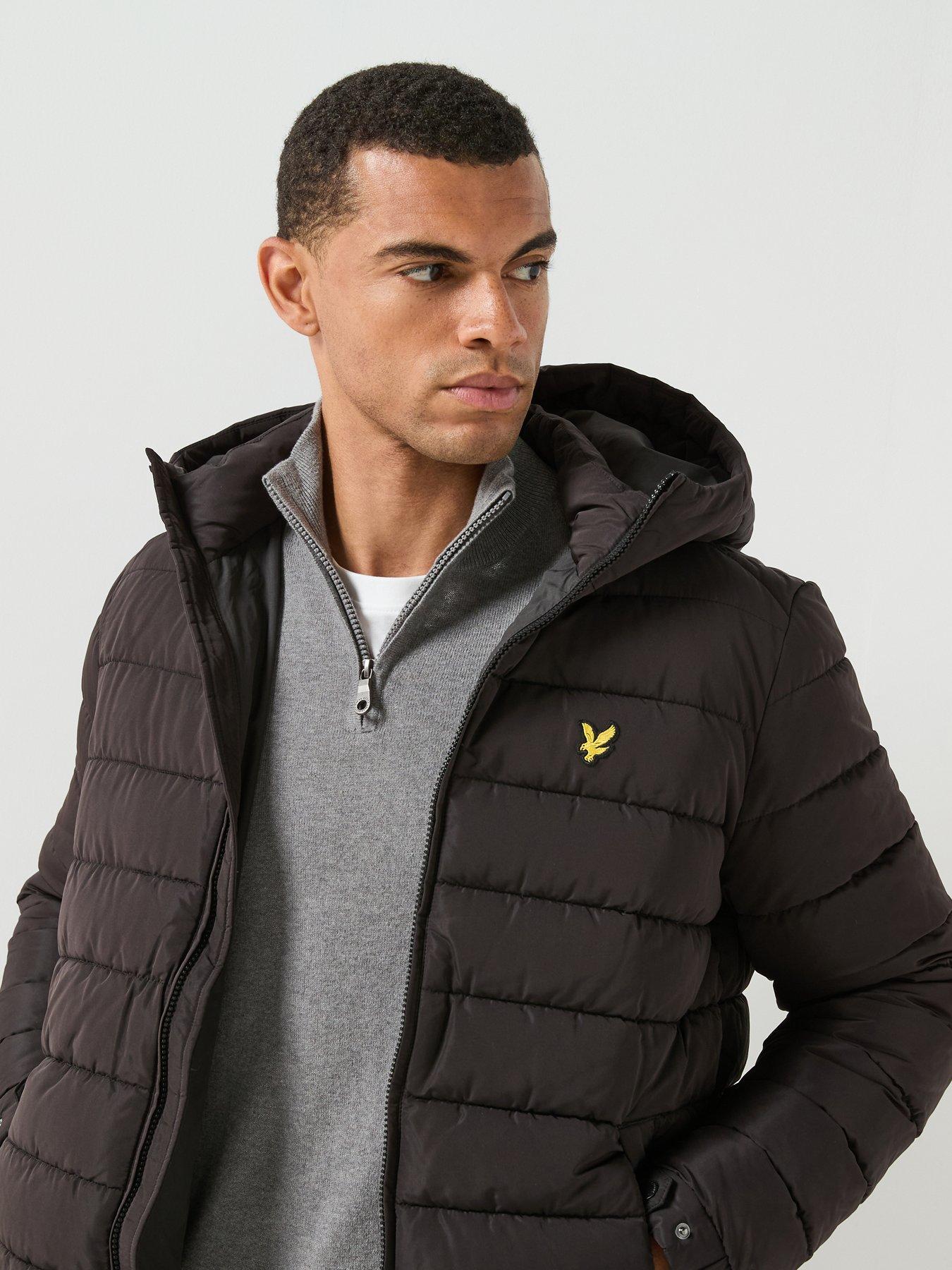 Image 5 of 6 of Lyle & Scott Lyle &amp; Scott Hooded Quilted Jacket - Black