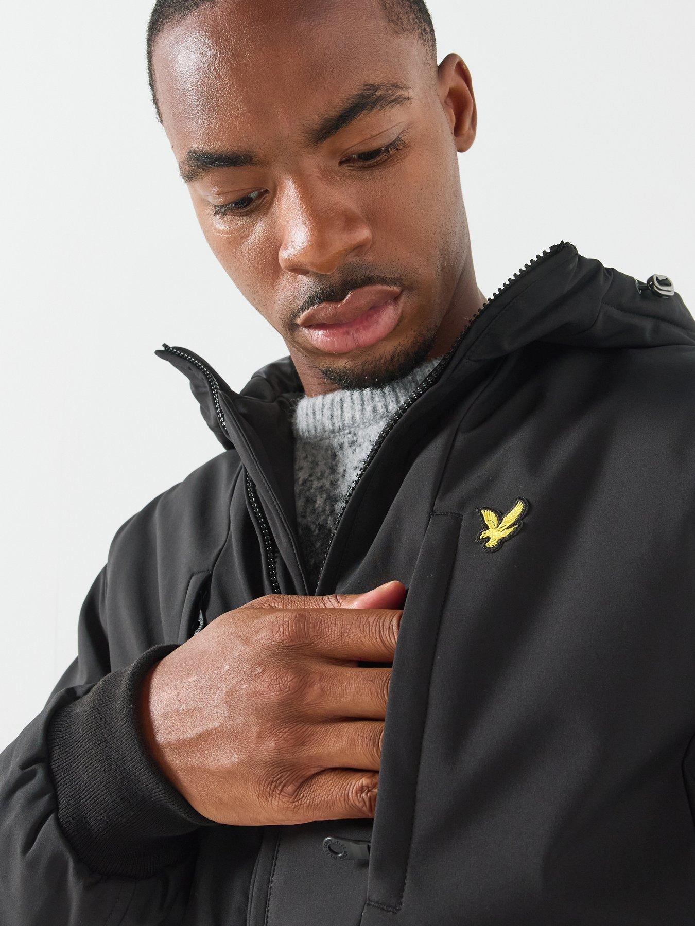 Image 4 of 6 of Lyle & Scott Lyle &amp; Scott Wadded Softshell Jacket - Black
