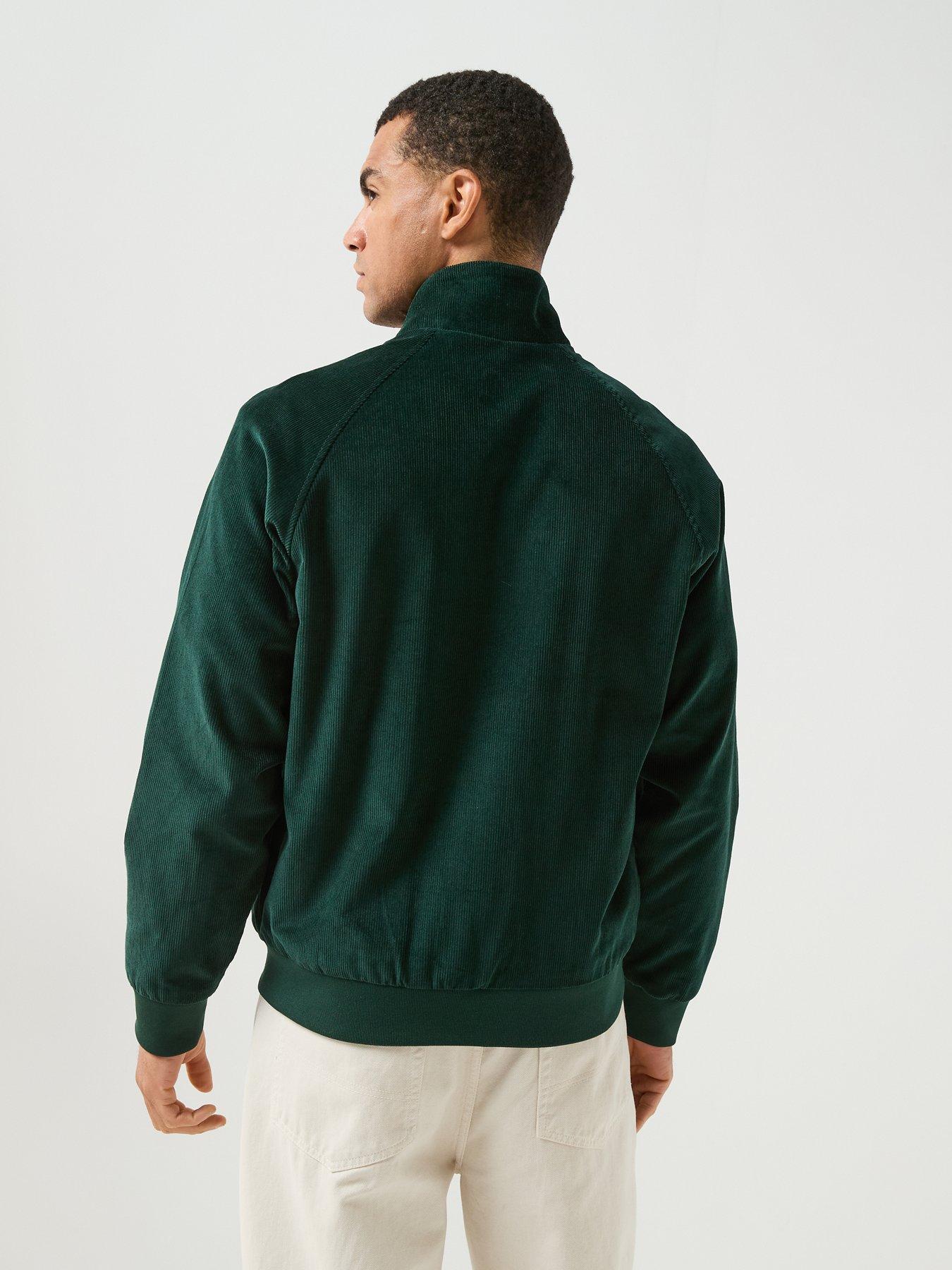 Image 2 of 6 of Lyle & Scott Lyle &amp; Scott Corduroy Harrington Jacket - Green
