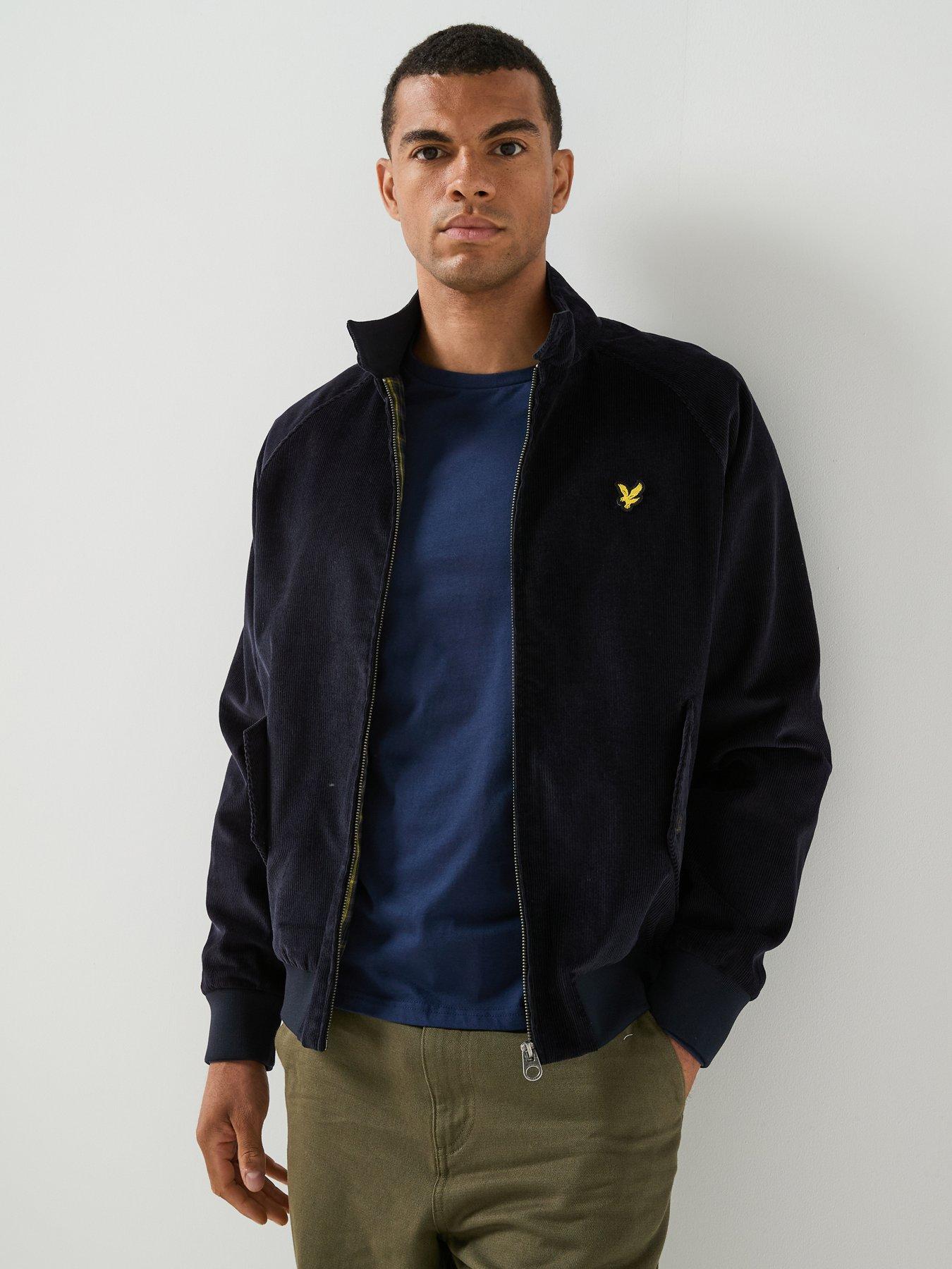 Image 1 of 6 of Lyle & Scott Lyle &amp; Scott Corduroy Harrington Jacket - Navy