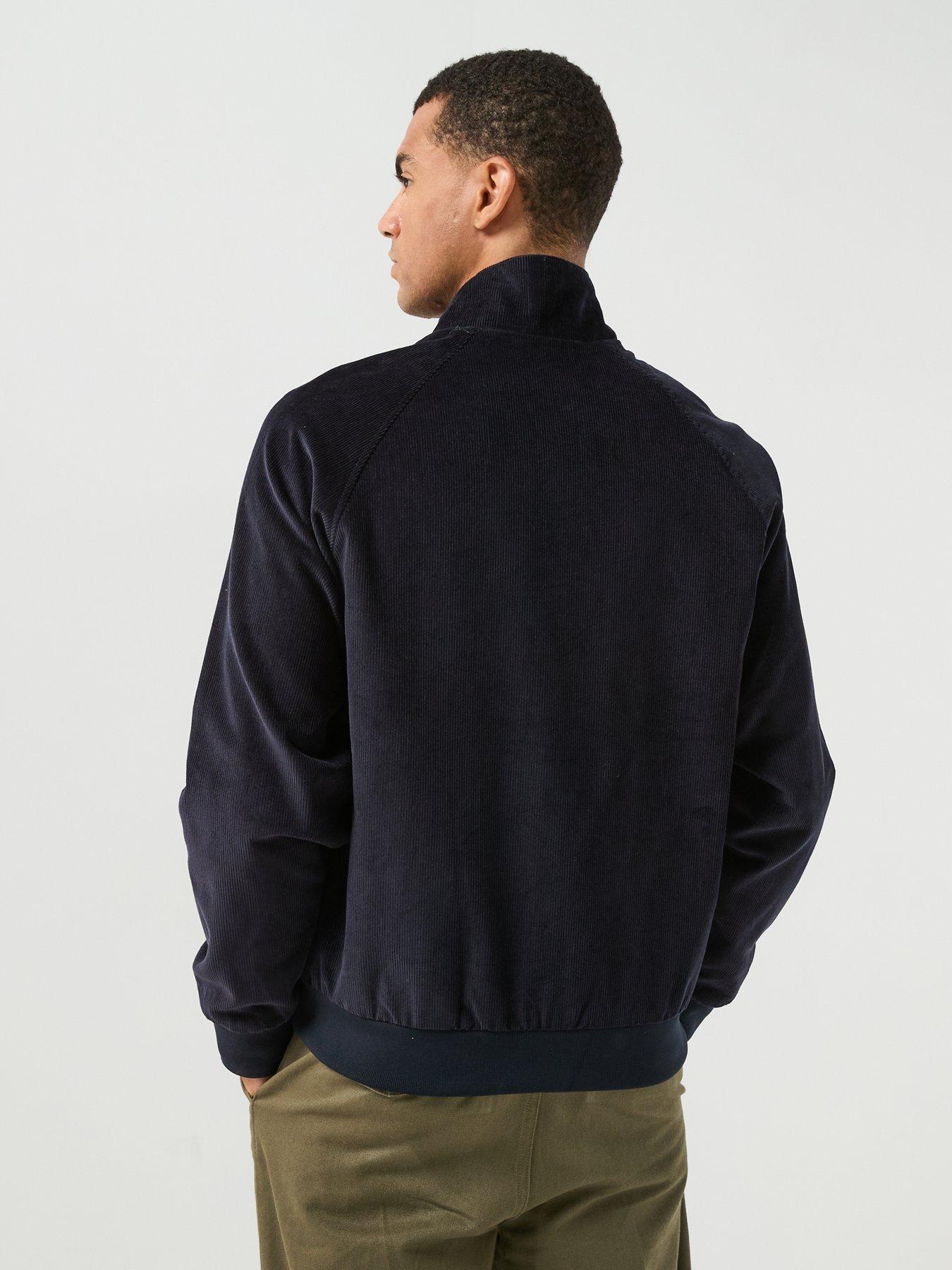 Image 2 of 6 of Lyle & Scott Lyle &amp; Scott Corduroy Harrington Jacket - Navy