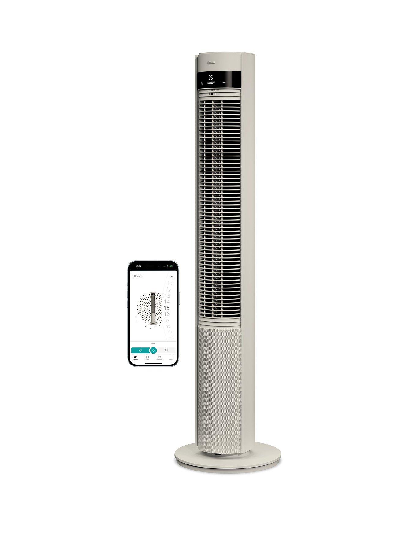 Duux Elevate Smart Tower Fan - Stone