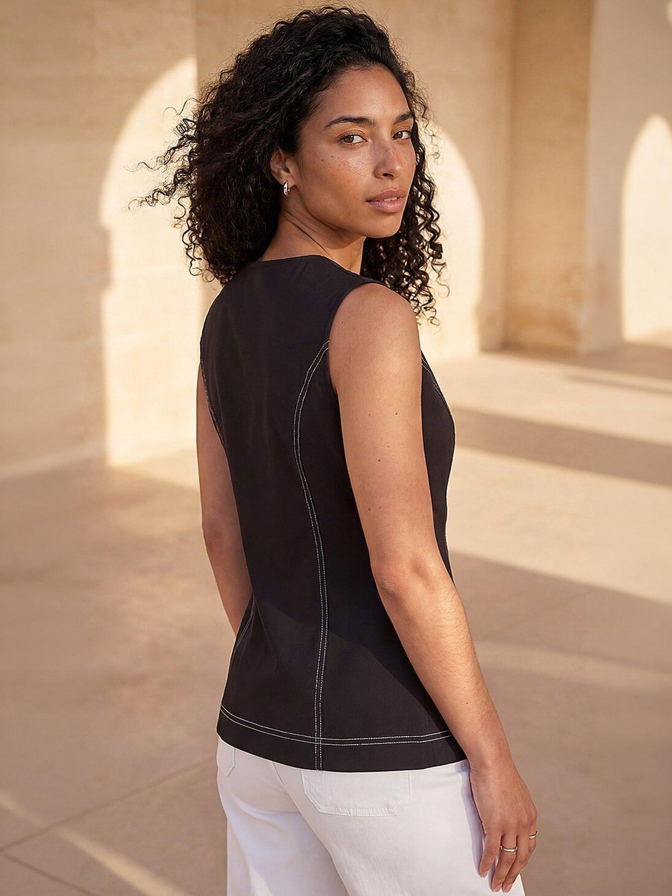 Image 3 of 4 of Roman Contrast Stitch Waistcoat