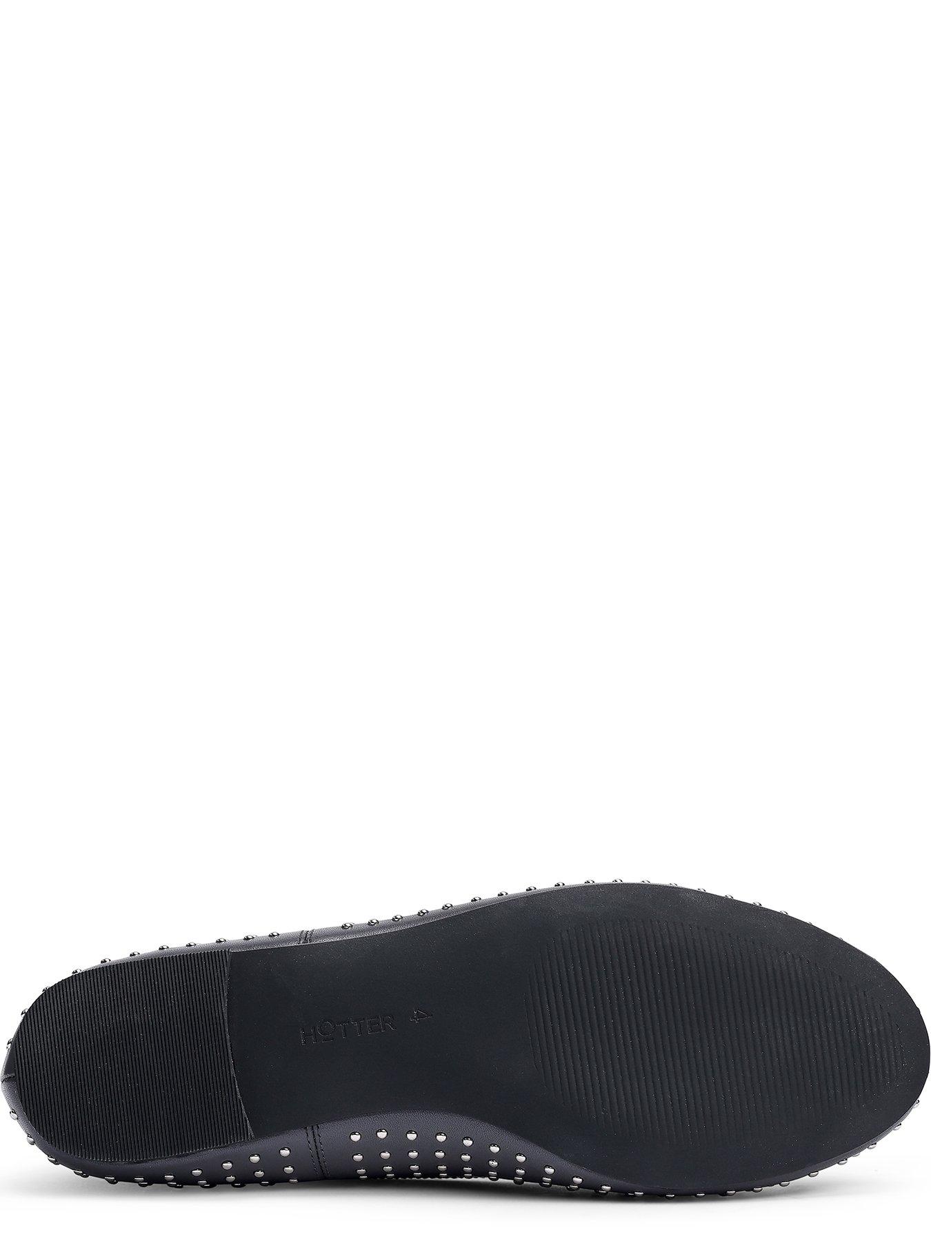 Image 5 of 5 of Hotter Ebba Stud Ballerina - Dark Grey