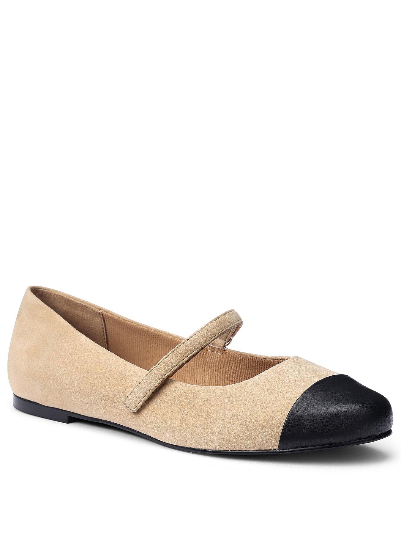 Image 2 of 4 of Hotter Sigrid Wide Fit Strap Mary Jane - Beige