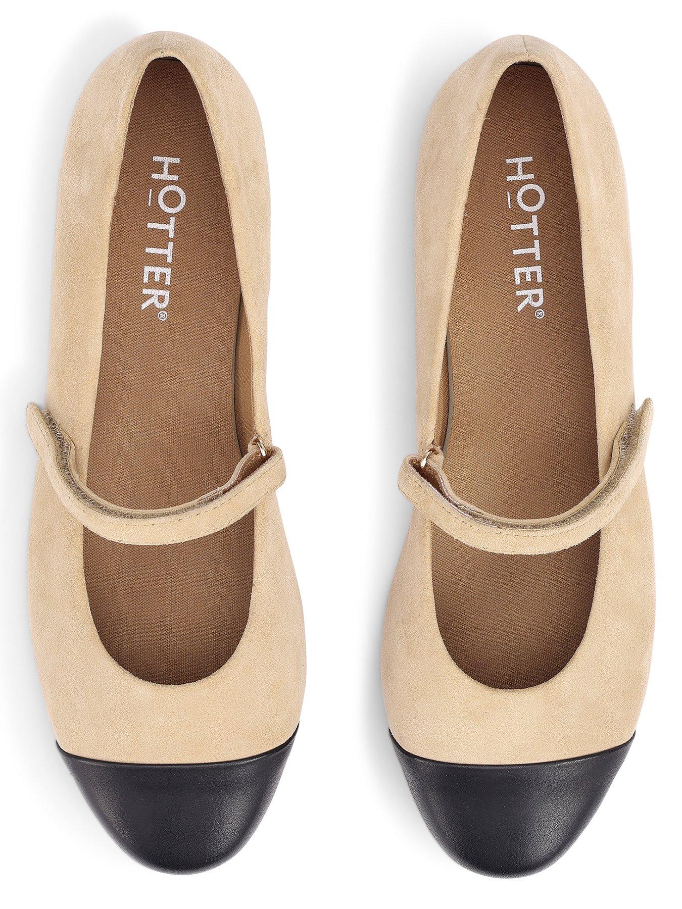 Image 4 of 4 of Hotter Sigrid Wide Fit Strap Mary Jane - Beige