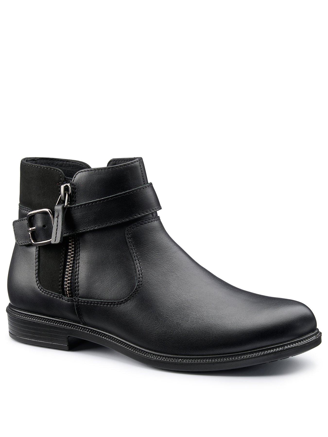 Image 2 of 5 of Hotter Kingston Wide Fit Buckle Boot - Black