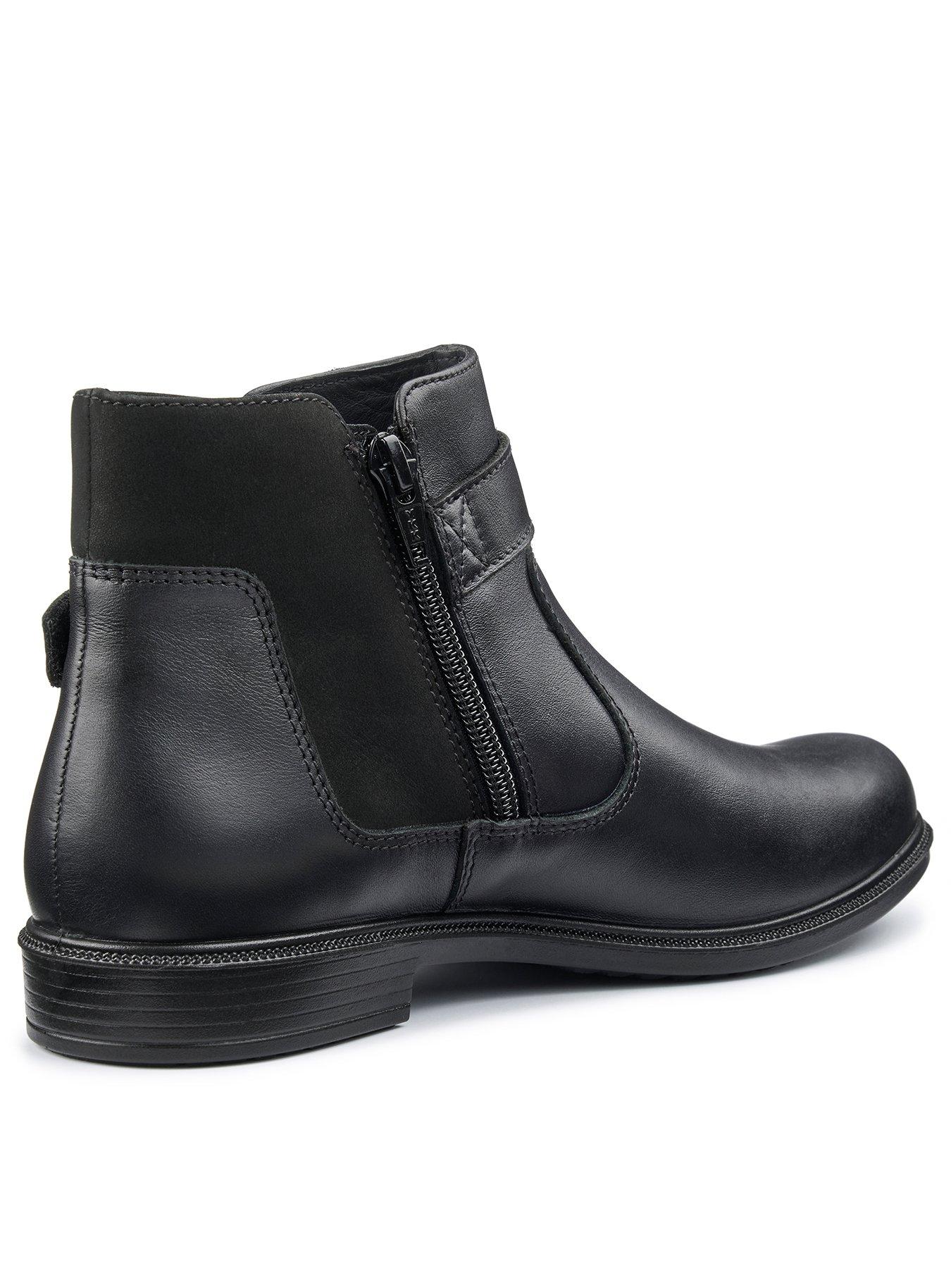 Image 3 of 5 of Hotter Kingston Wide Fit Buckle Boot - Black