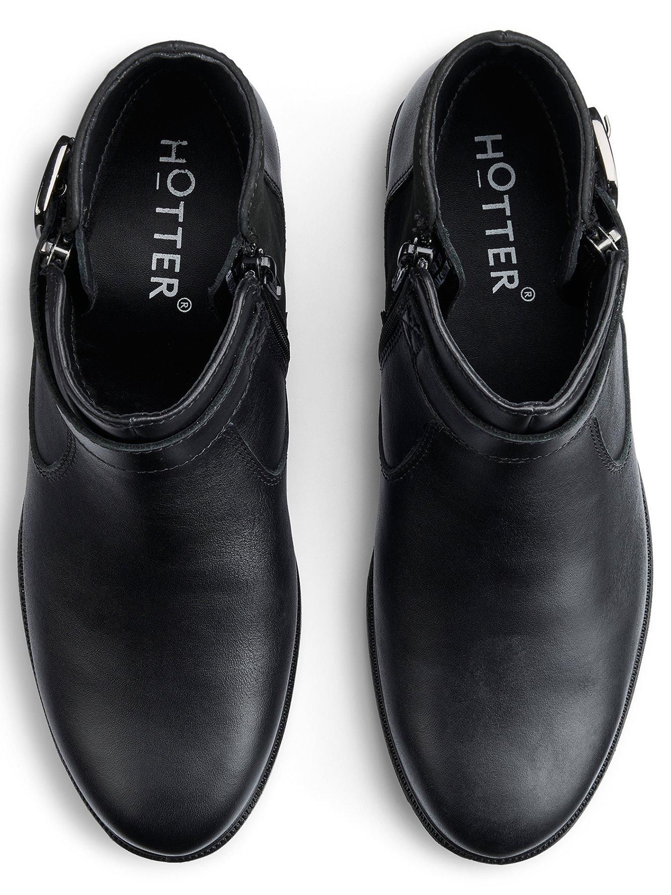 Image 4 of 5 of Hotter Kingston Wide Fit Buckle Boot - Black