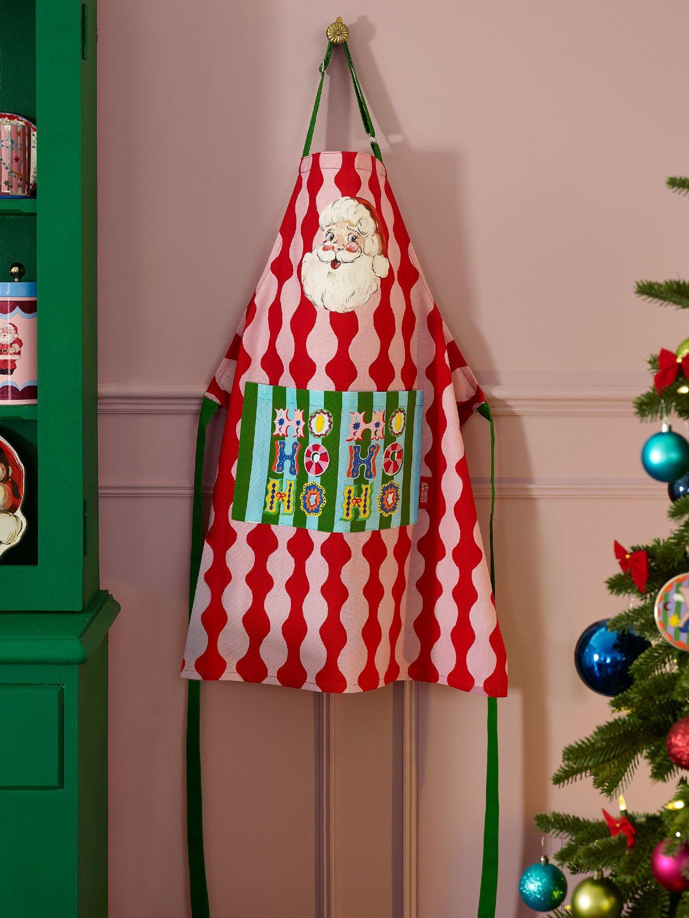Eleanor Bowmer 100% Cotton Santa Apron