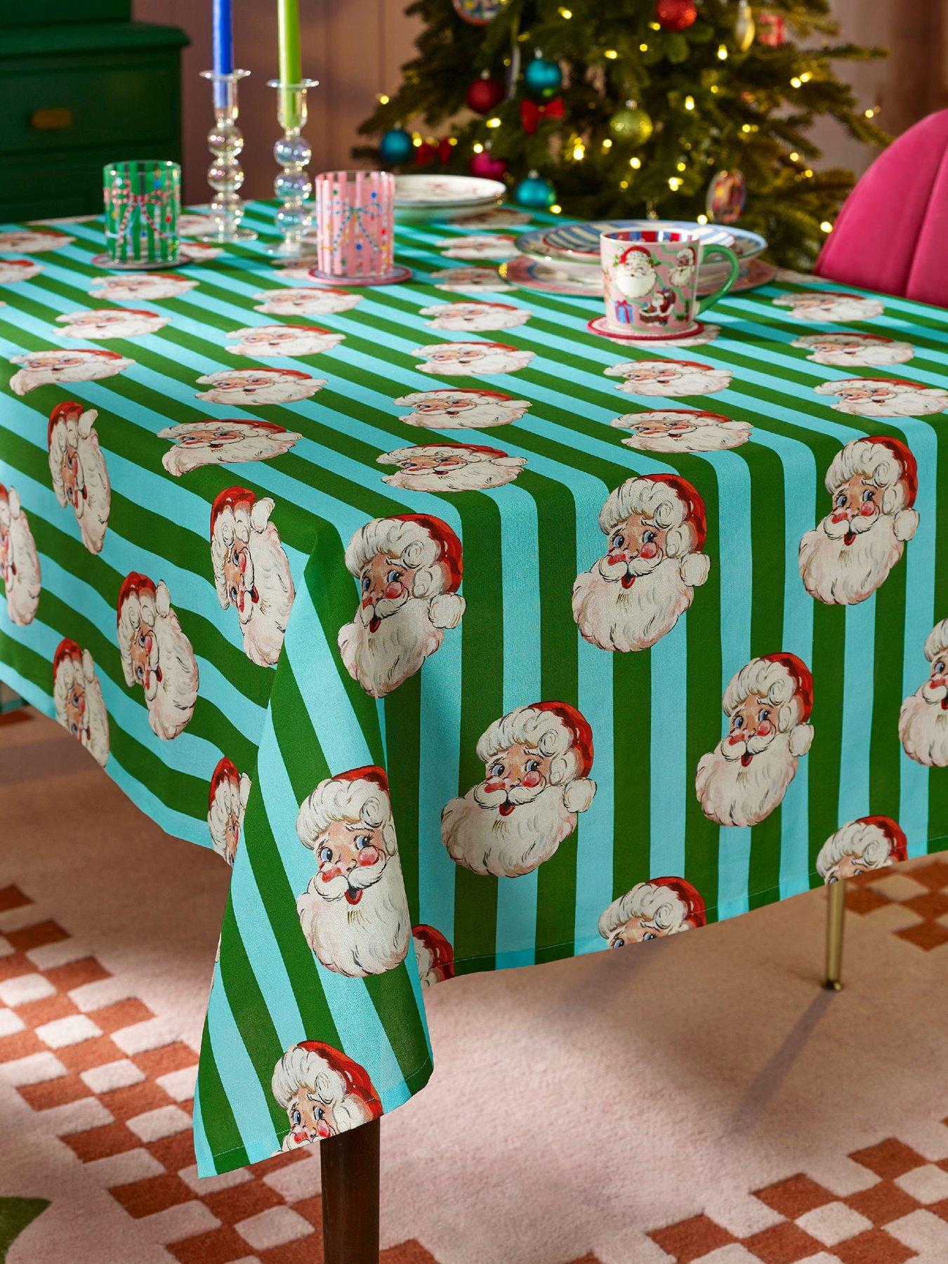 Eleanor Bowmer 100% Cotton Stripe Table Cloth