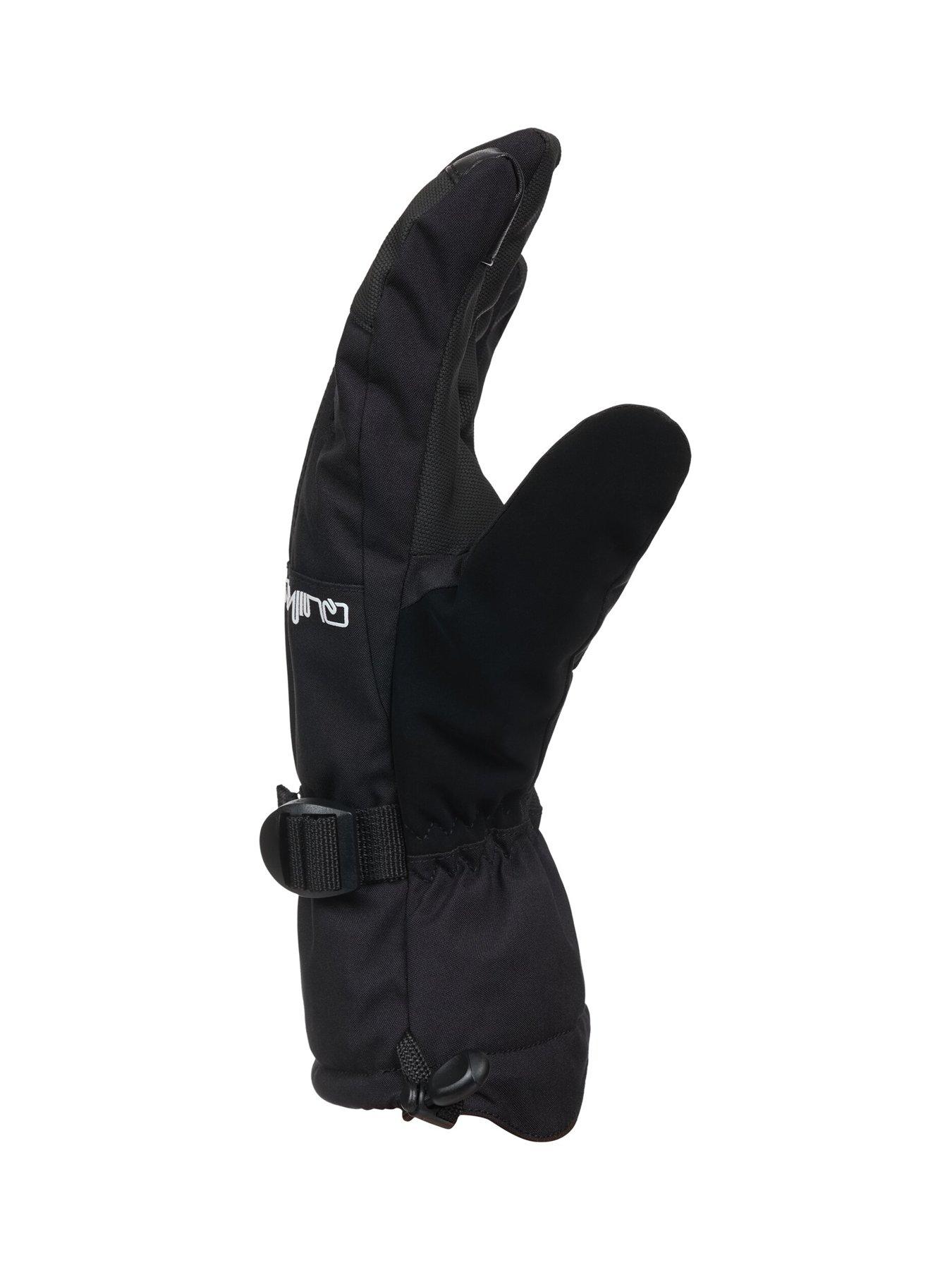 Image 2 of 4 of Quiksilver Mens Mission Technical Snowboard &amp; Ski Gloves - Black