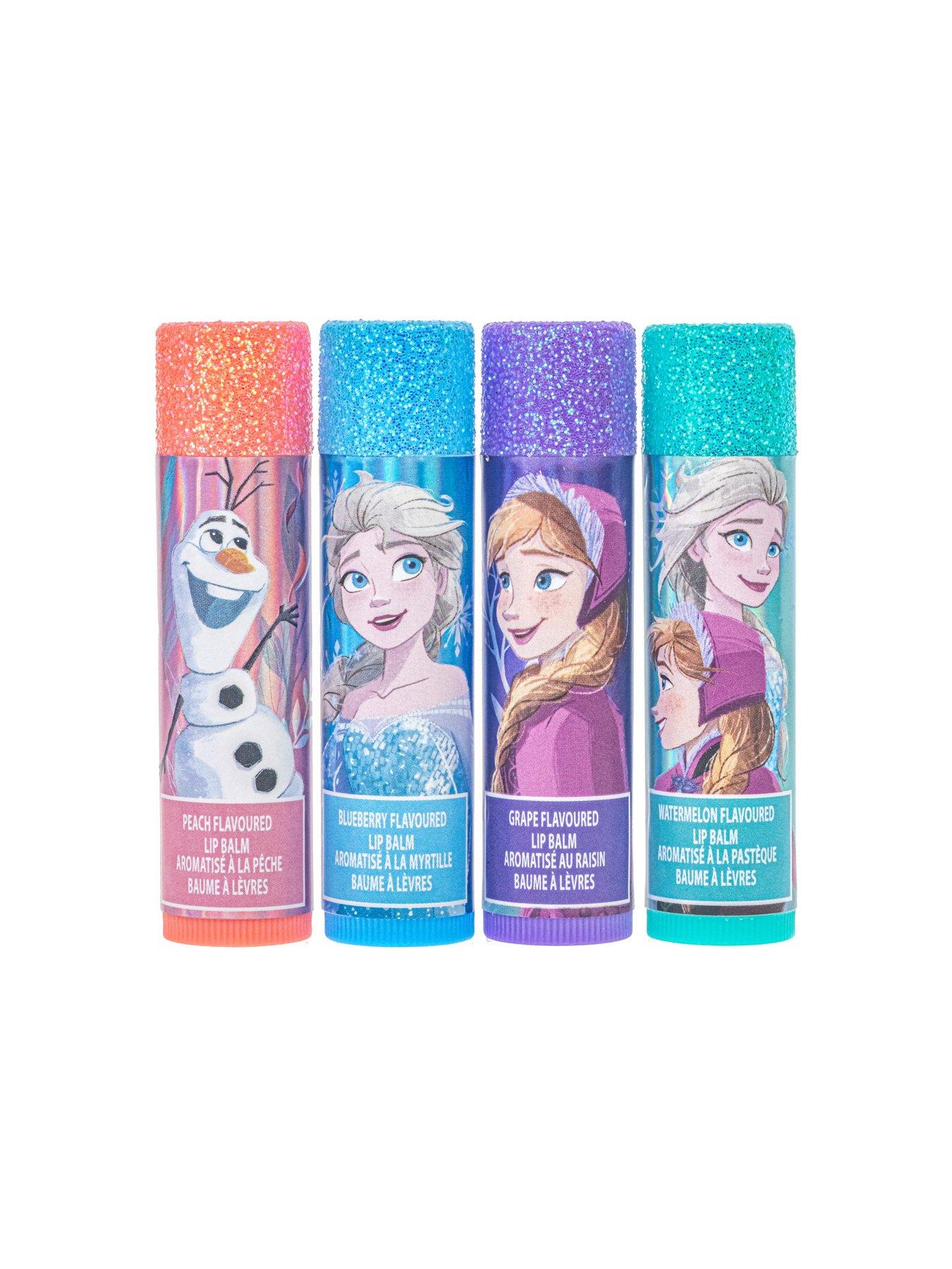 Image 3 of 4 of Disney Frozen Reusable Train Case Lip Balm Set 4-Pack