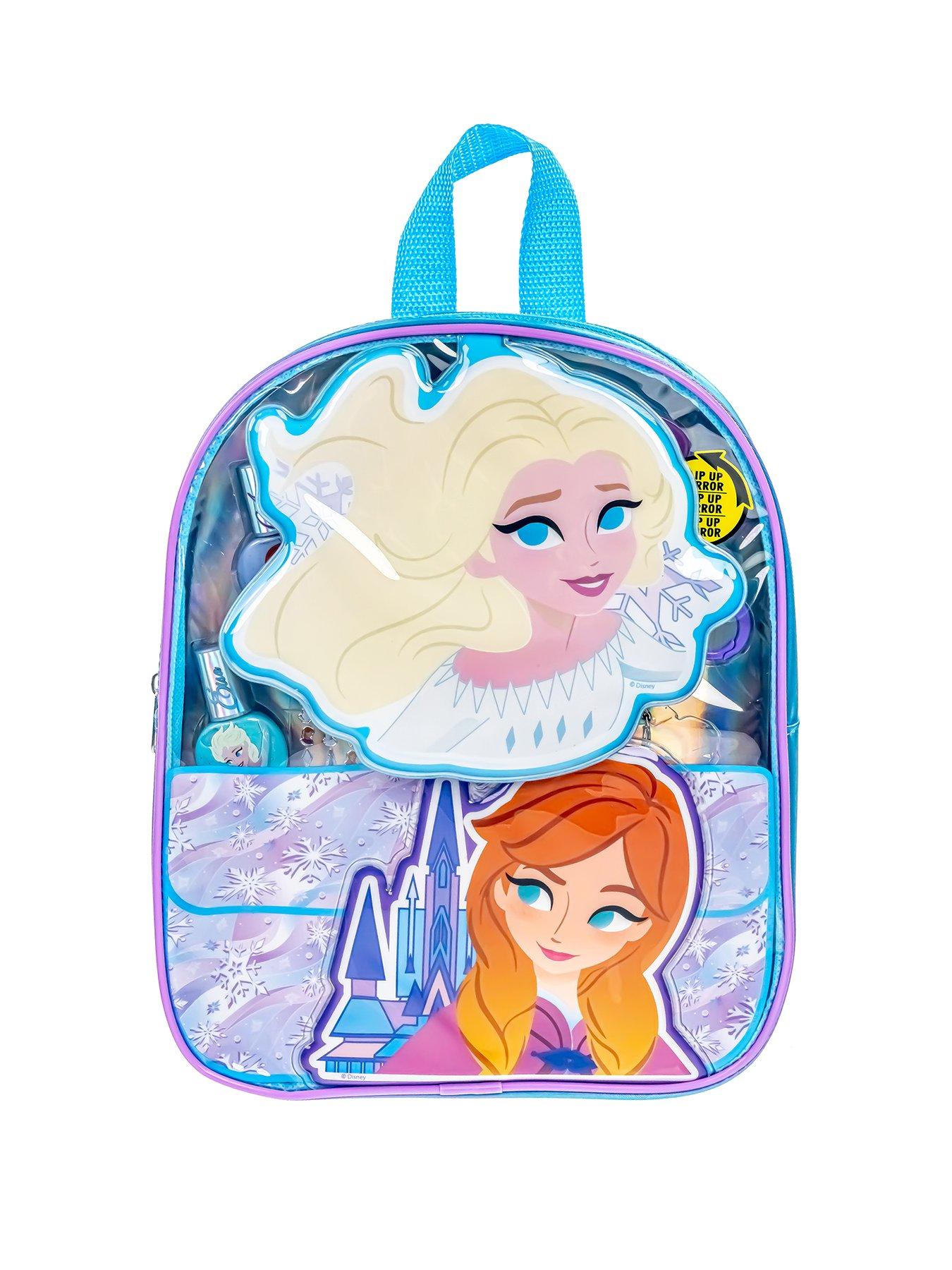 Image 1 of 3 of Disney Frozen Portable Cosmetic Backpack Set Beauty Kit
