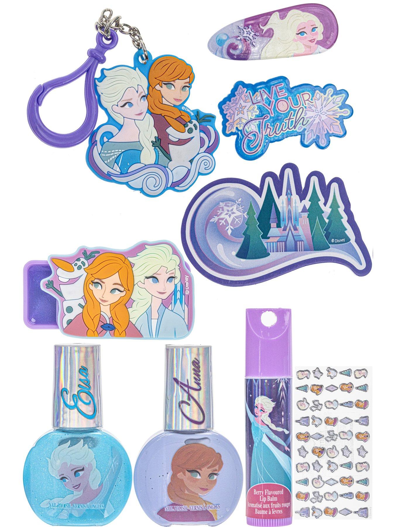 Image 3 of 3 of Disney Frozen Portable Cosmetic Backpack Set Beauty Kit