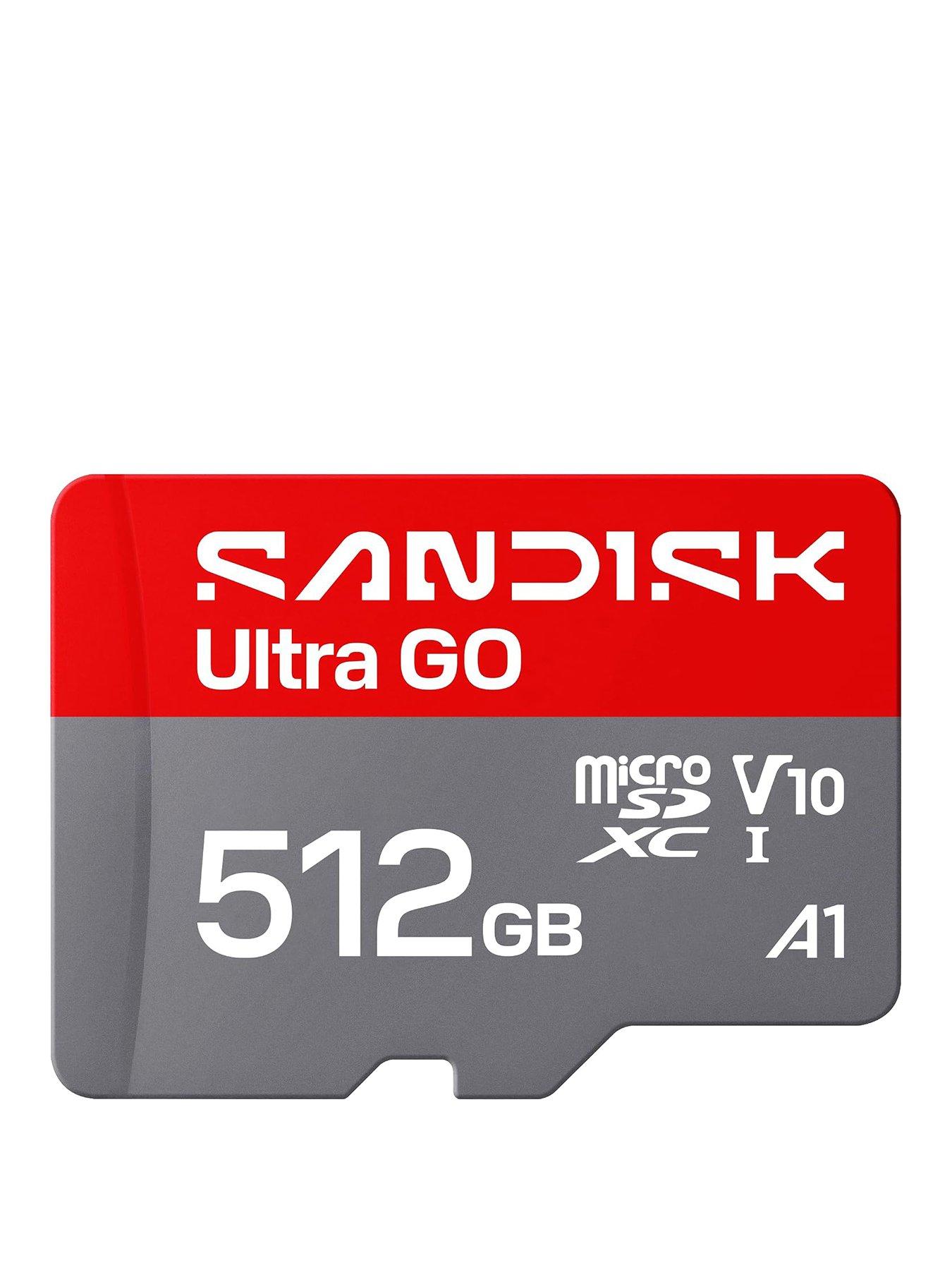 Image 1 of 4 of SanDisk Ultra microSDXC 512GB + SD Adapter