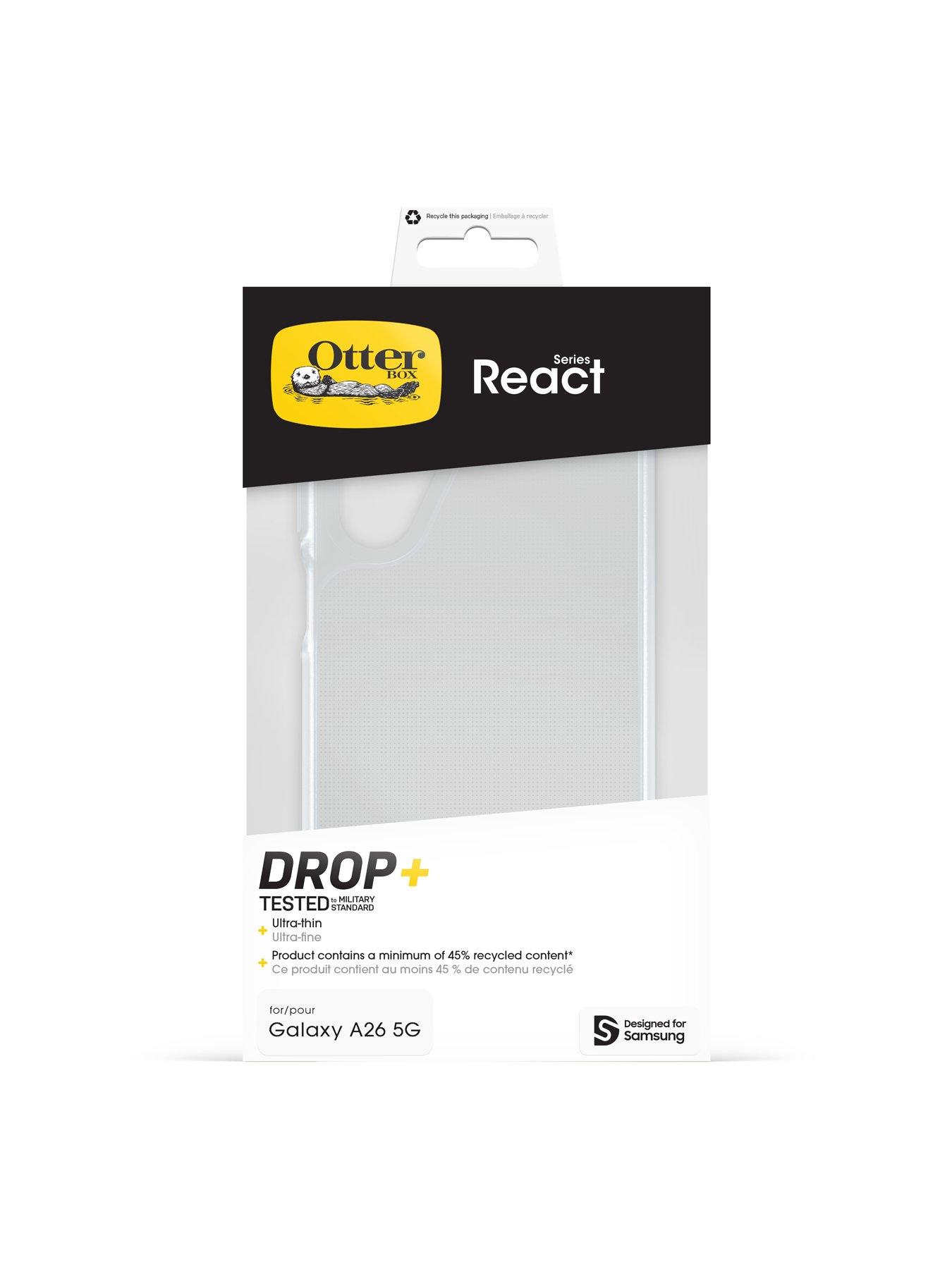 Image 5 of 5 of Otterbox React Galaxy A26 case 5G - clear
