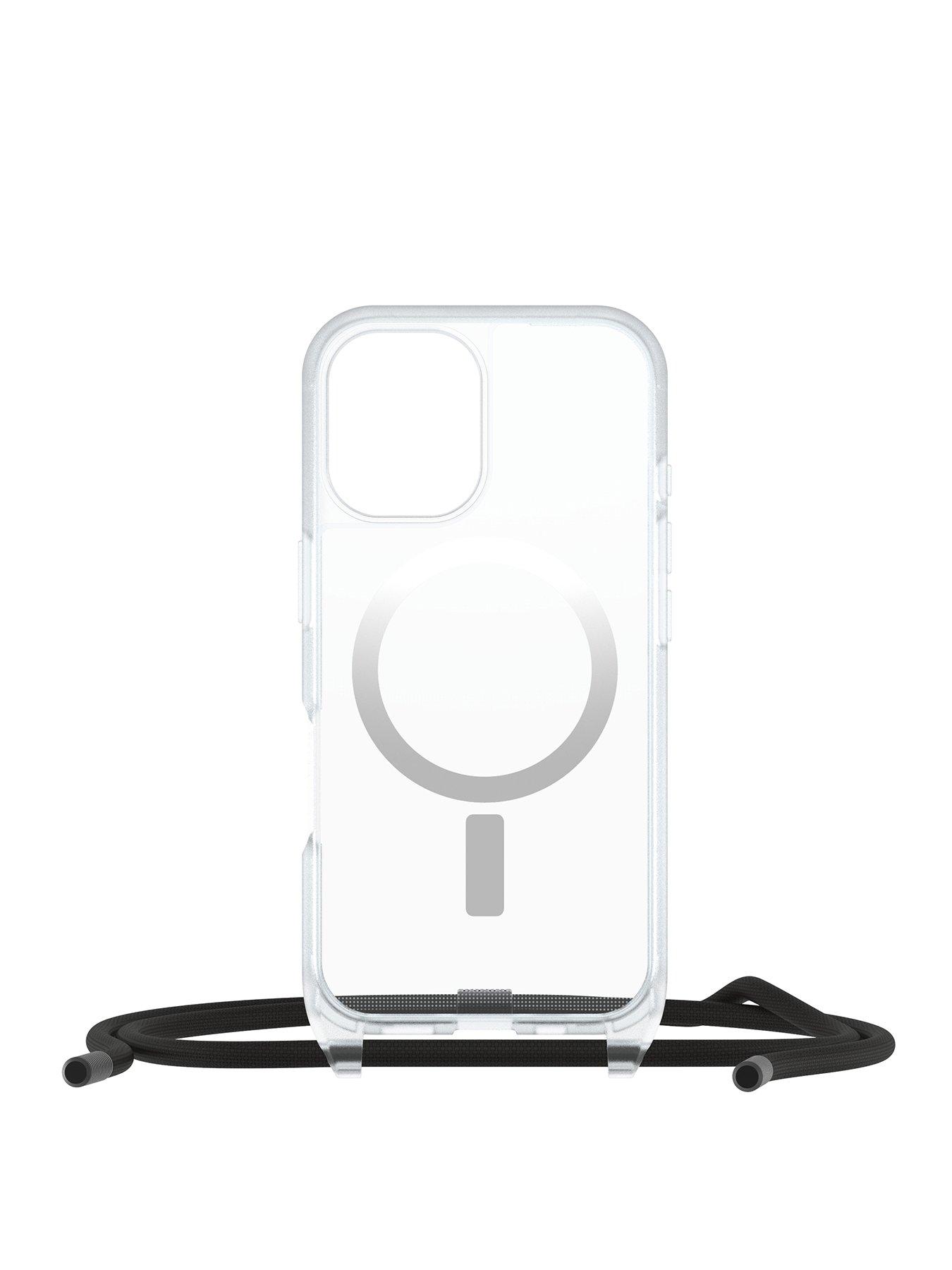 Image 1 of 7 of Otterbox React Necklace MagSafe Apple iPhone 16 case - clear