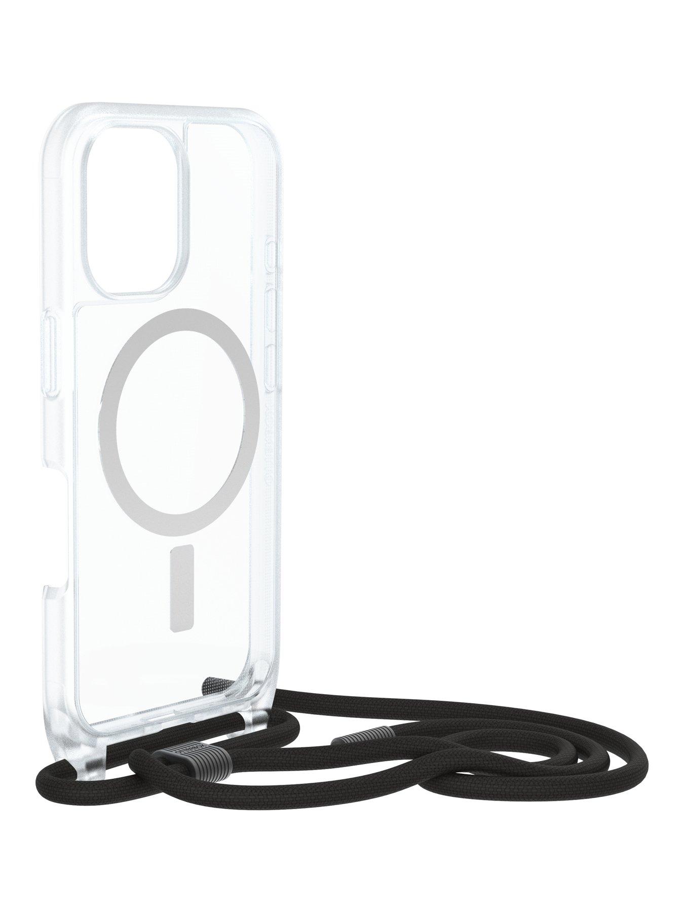 Image 3 of 7 of Otterbox React Necklace MagSafe Apple iPhone 16 case - clear