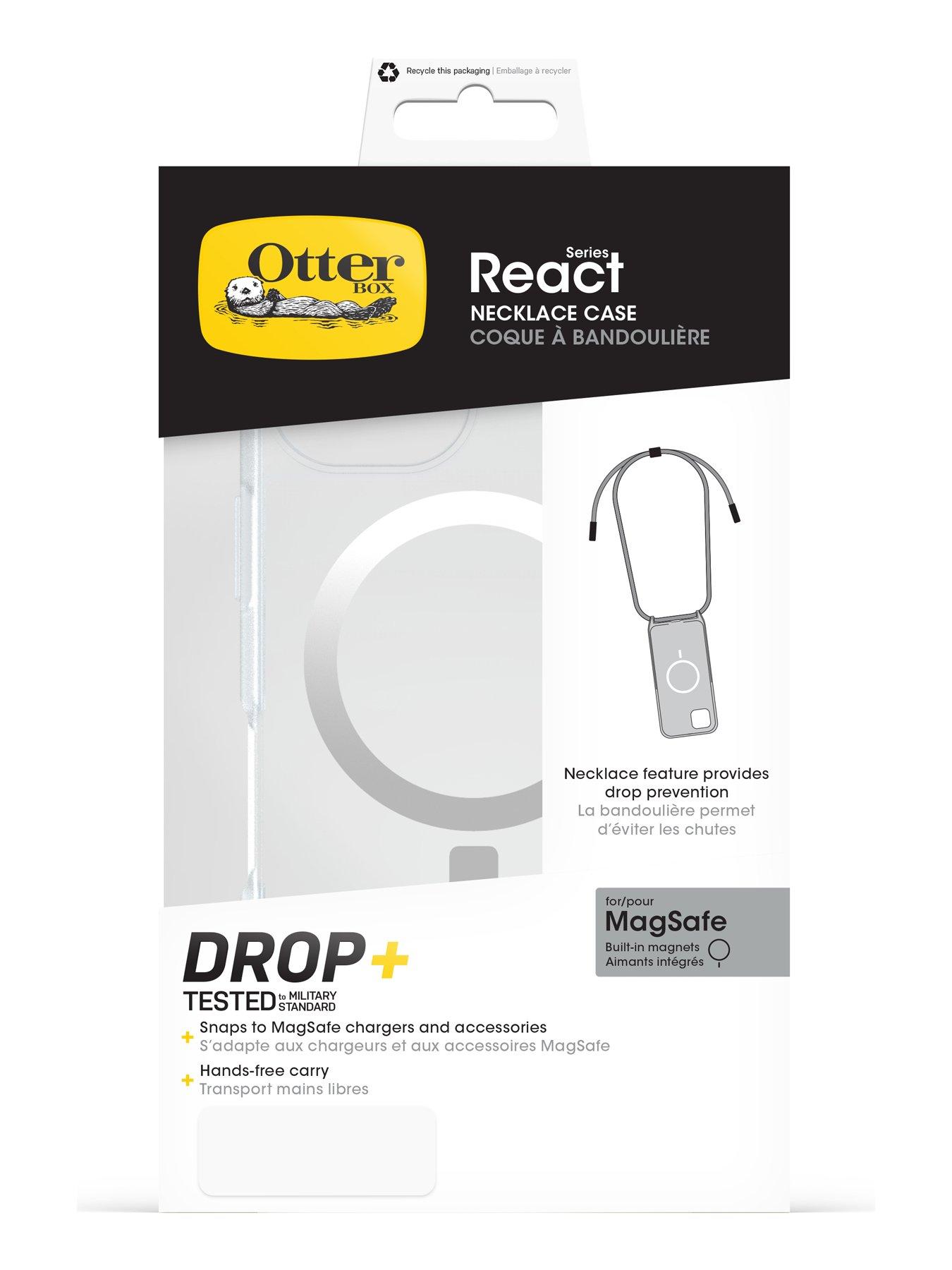 Image 7 of 7 of Otterbox React Necklace MagSafe Apple iPhone 16 case - clear