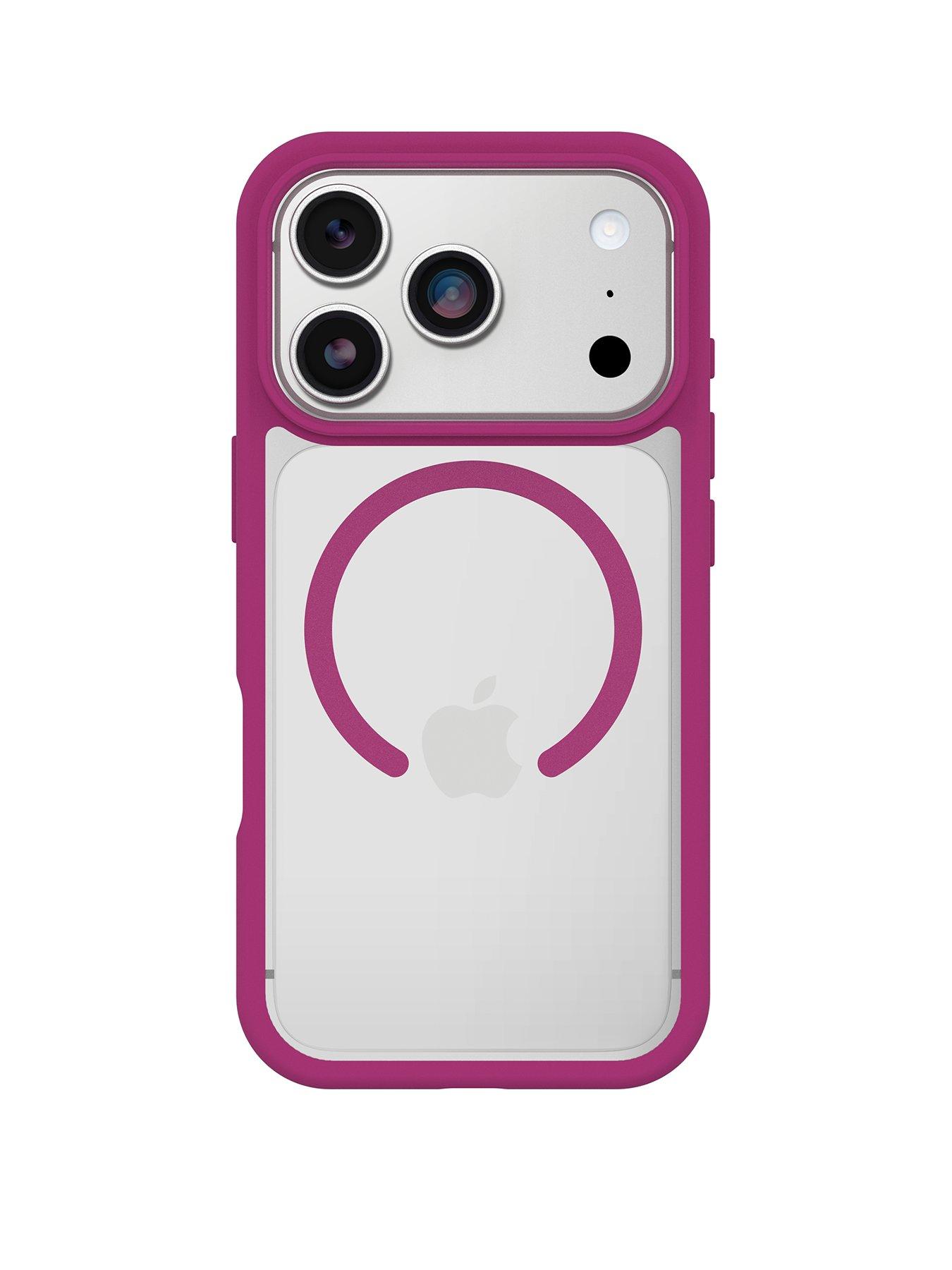 Otterbox React MagSafe Apple iPhone 17 Pro case Rose Crystal - clear/pink