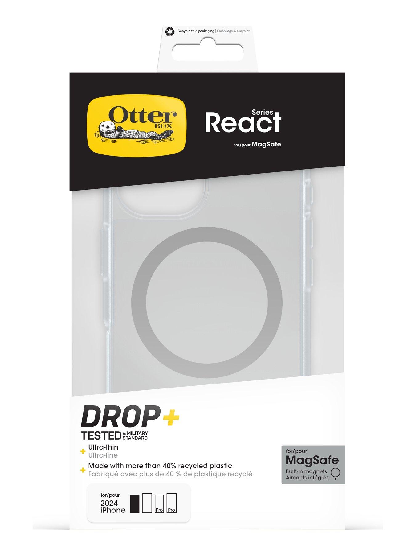Image 7 of 7 of Otterbox OtterBox React MagSafe Apple iPhone 16 case - clear