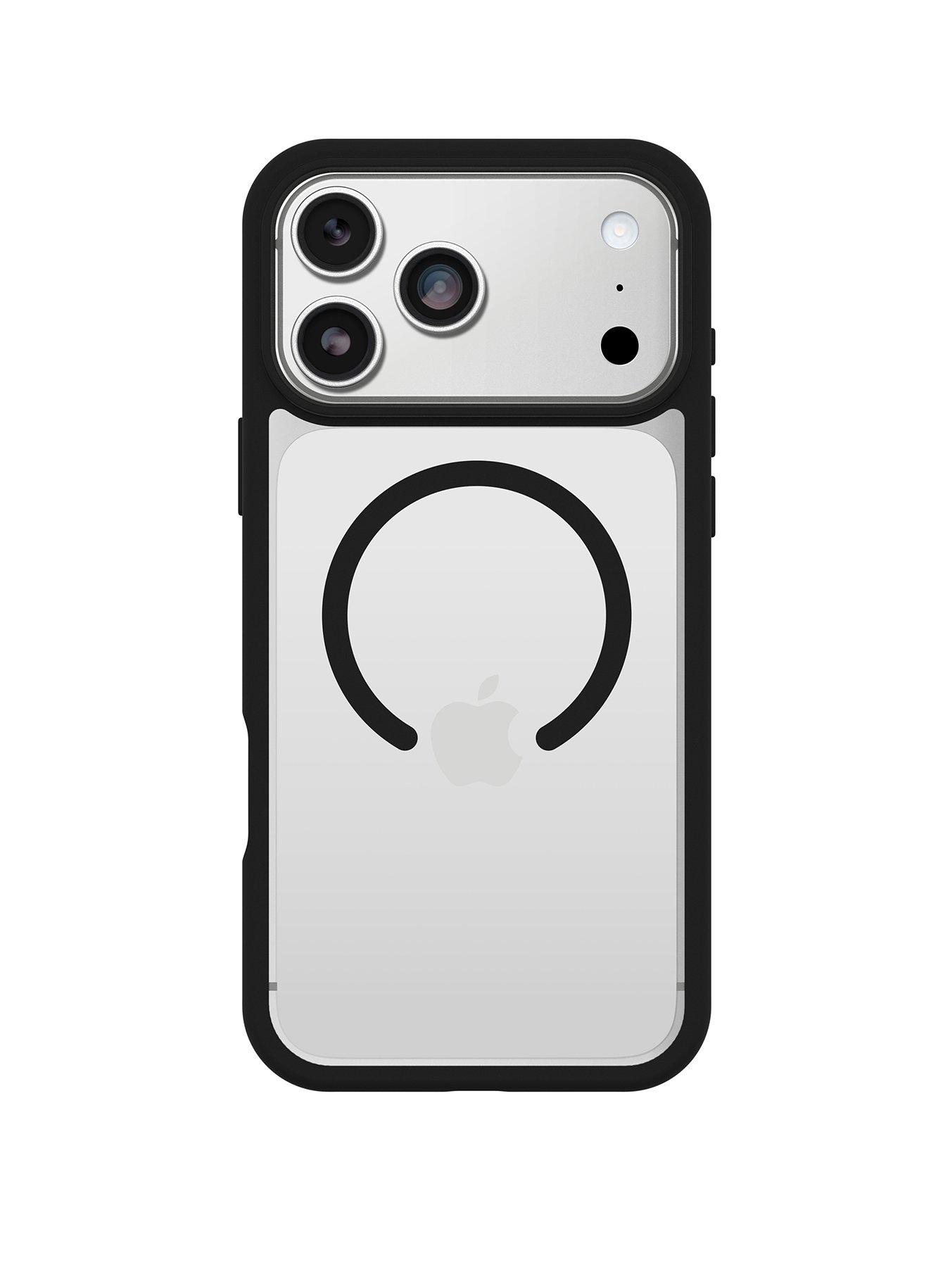 Otterbox React Magsafe Apple Iphone 17 Pro Max Case Black Crystal - Clear/Black