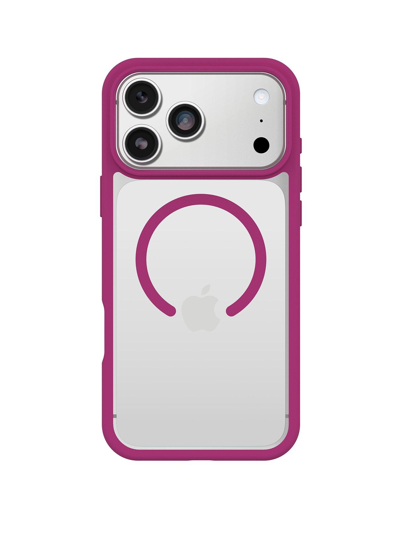 Otterbox React MagSafe Apple iPhone 17 Pro Max case Rose Crystal - clear/pink