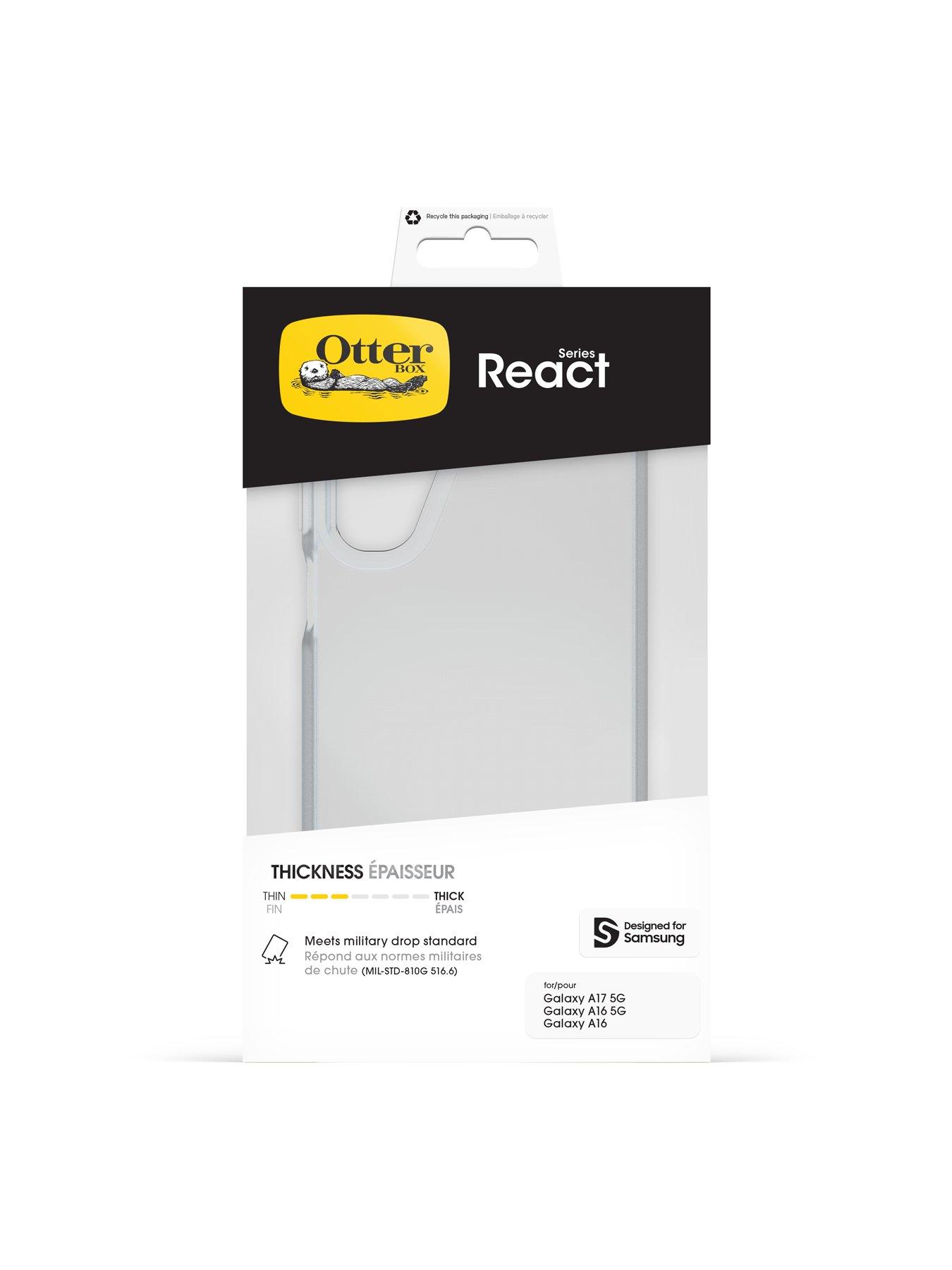 Image 5 of 5 of Otterbox React Samsung Galaxy A17/A17 5G/A16/A16 5G case - clear