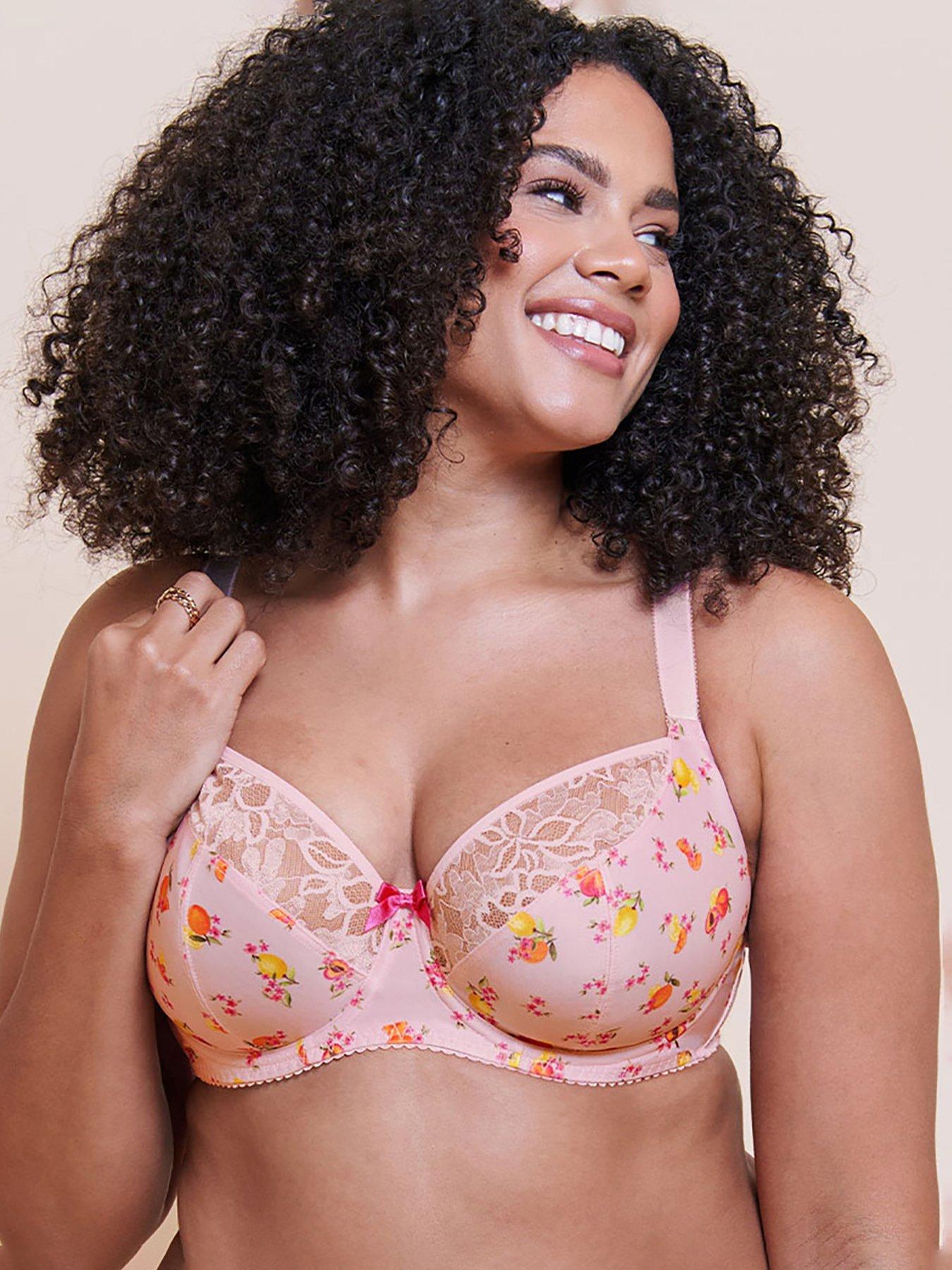 Curvy Kate Curvy Kate Spellbound Printed Balcony Bra, Multi, Size 38F, Women