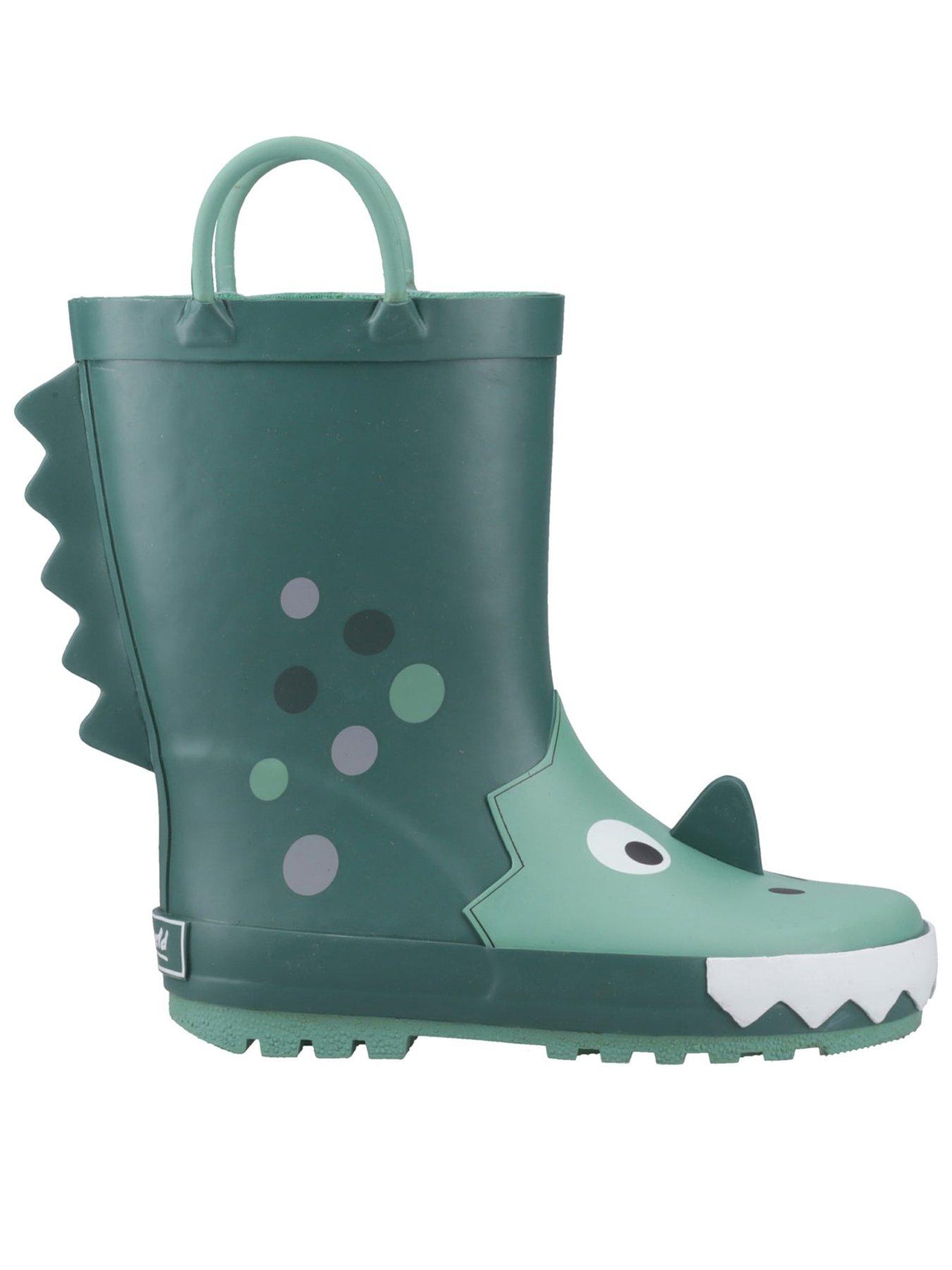 Cotswold Girls Kids' Puddle 3D Wellingtons - Green - 11 (30) - Image 5