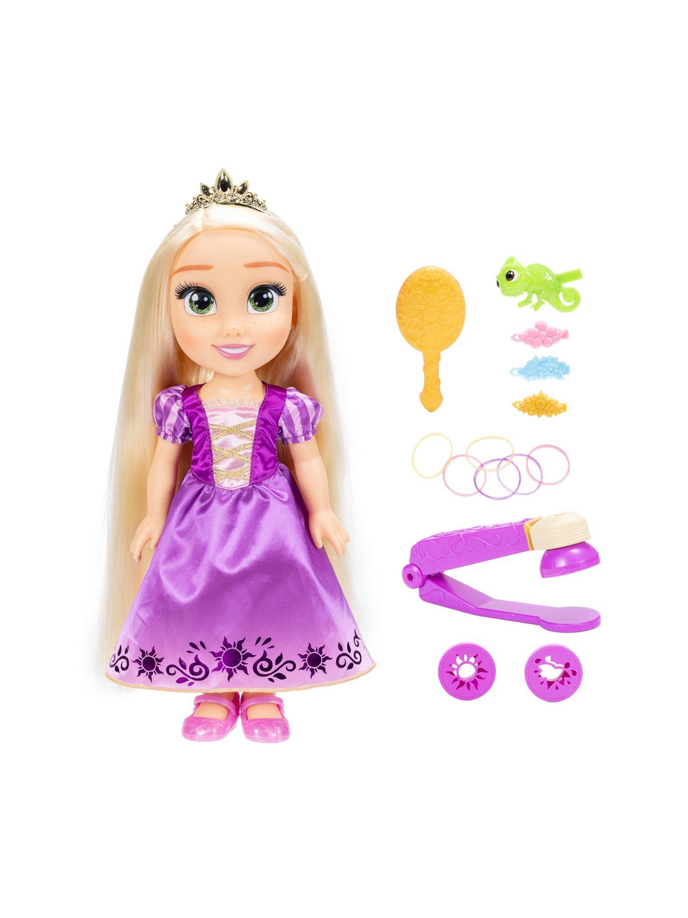 Image 2 of 7 of Disney Princess Dp Rapunzel Light And Style Doll