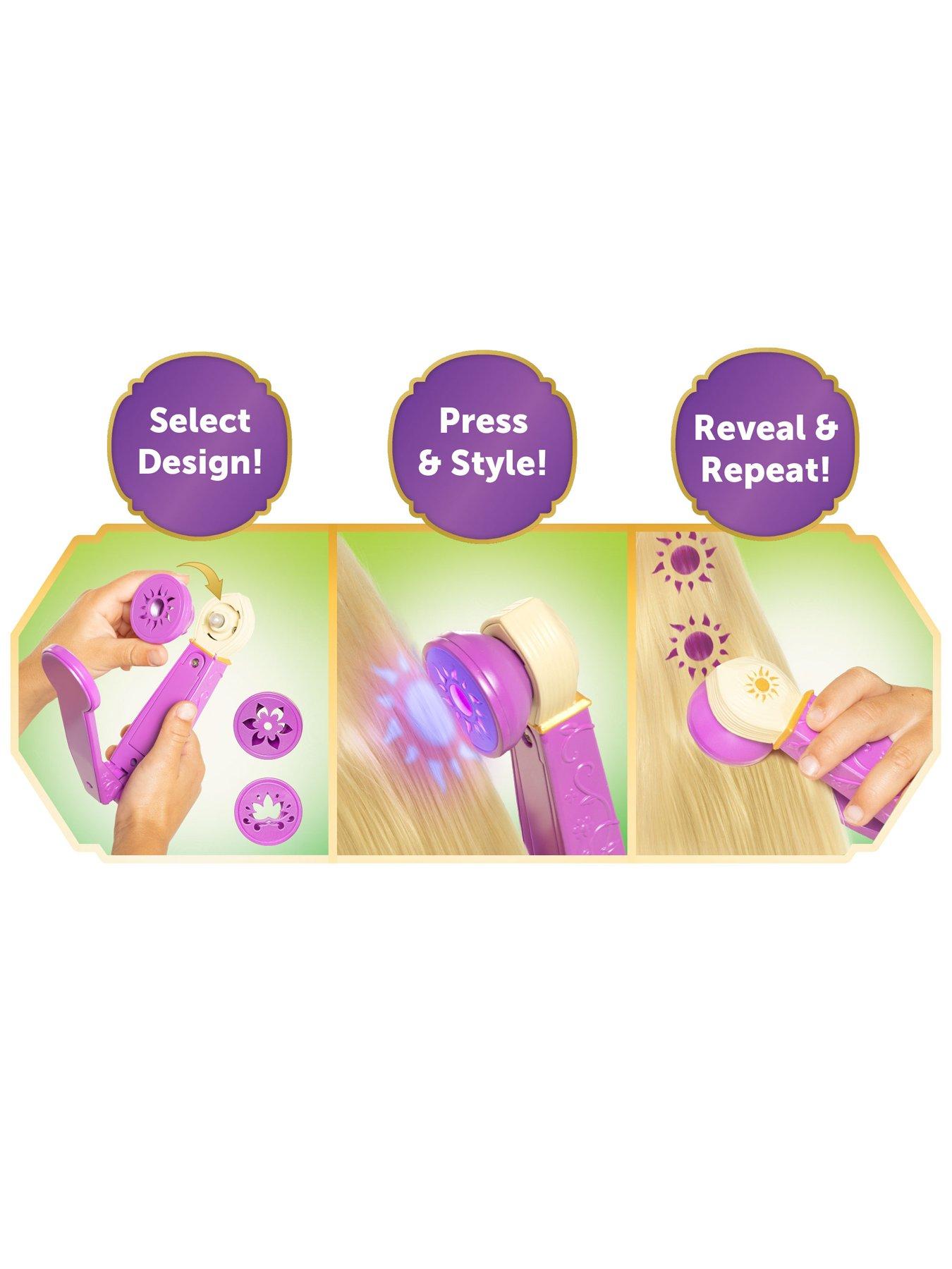 Image 4 of 7 of Disney Princess Dp Rapunzel Light And Style Doll