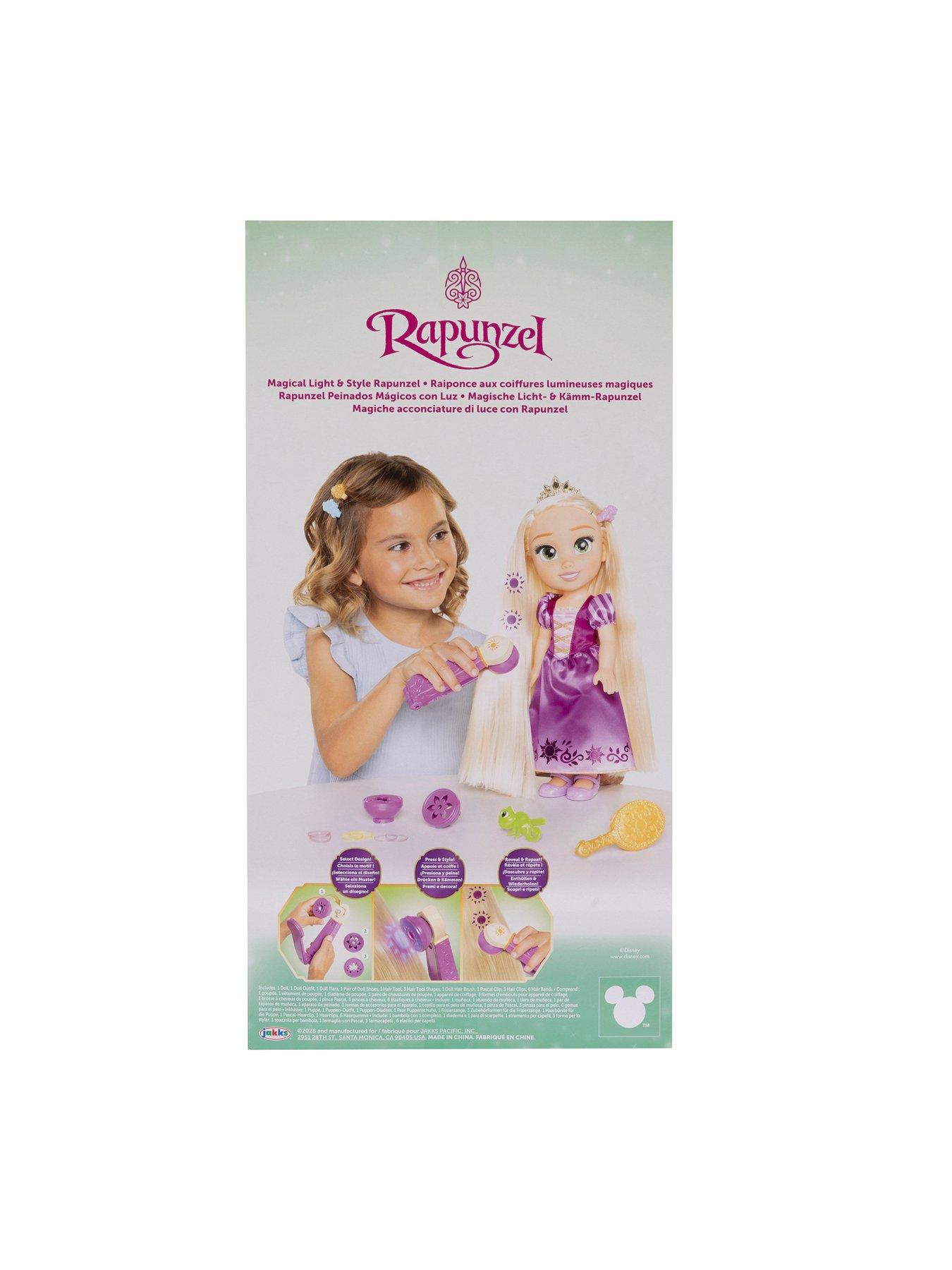 Image 7 of 7 of Disney Princess Dp Rapunzel Light And Style Doll