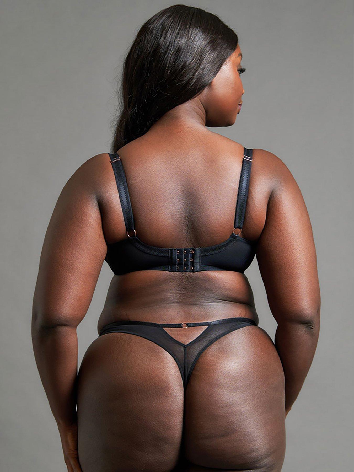 Image 2 of 5 of Curvy Kate Scantilly BY Curvy Kate Friction Balcony Bra - Black