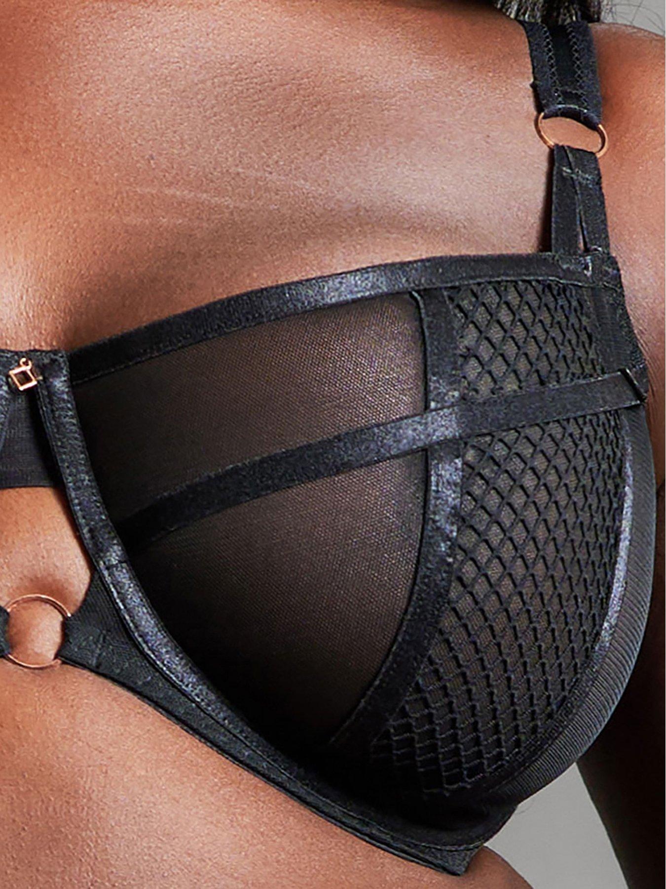 Image 5 of 5 of Curvy Kate Scantilly BY Curvy Kate Friction Balcony Bra (Second Sizes) - Black