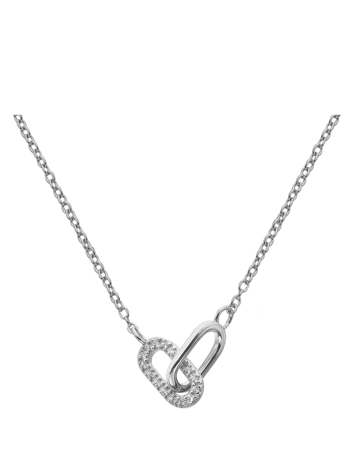 Image 1 of 3 of Silver Whisper SWFY Linked Necklace