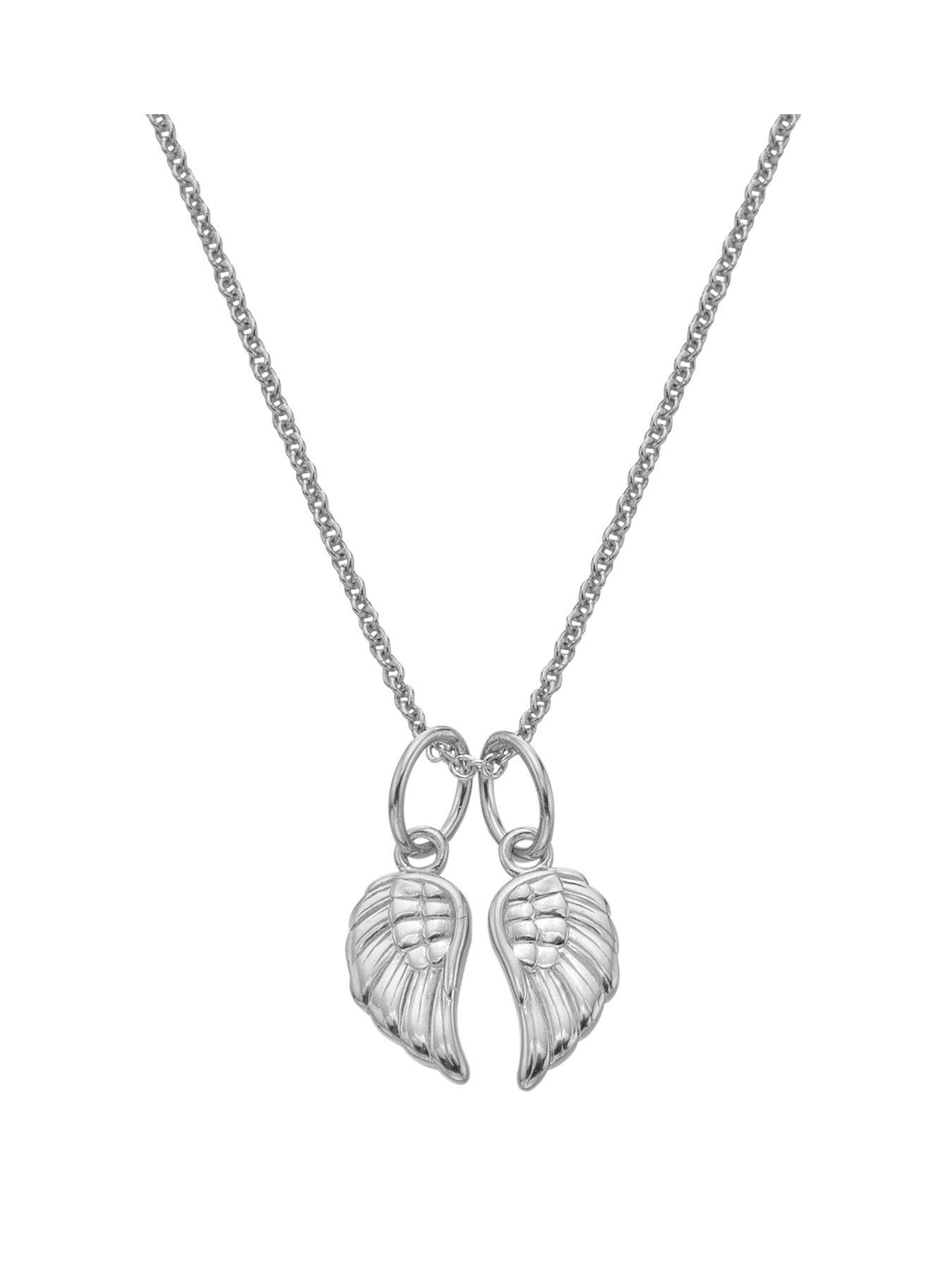 Silver Whisper Swfy Angel Wing Pendant