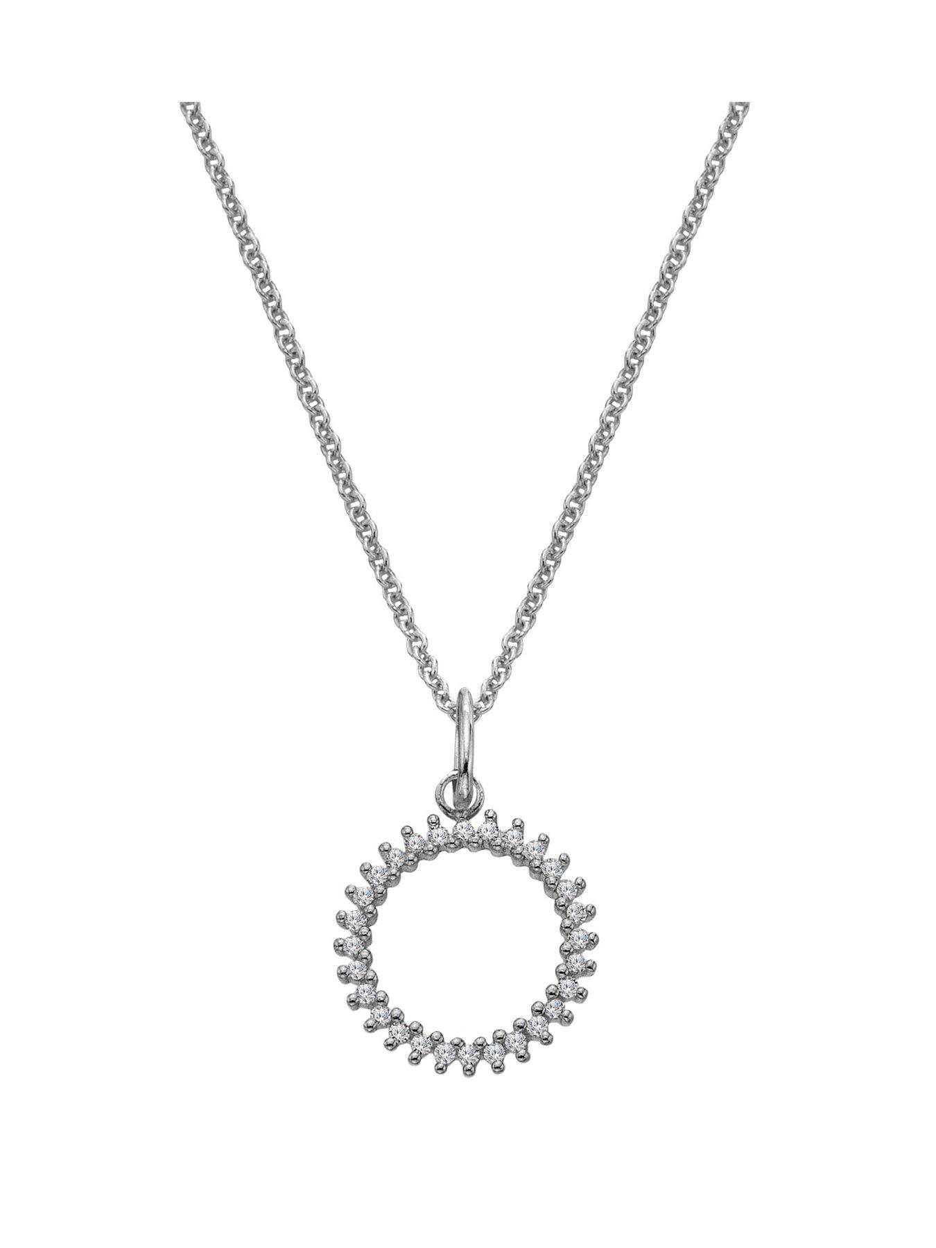 Image 1 of 3 of Silver Whisper SWFY Circle Pendant