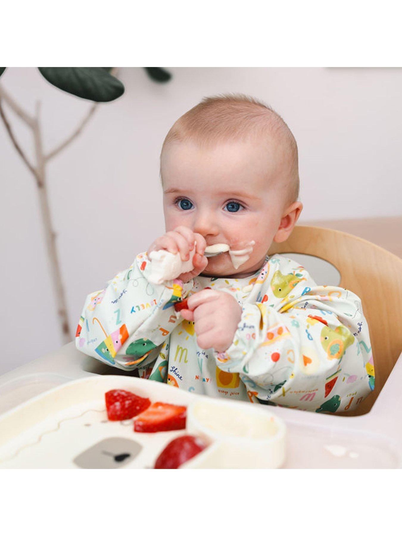 Image 7 of 7 of Lou Lou Lollipop Dinner Time Bundle - Sleeved Bib - Animal