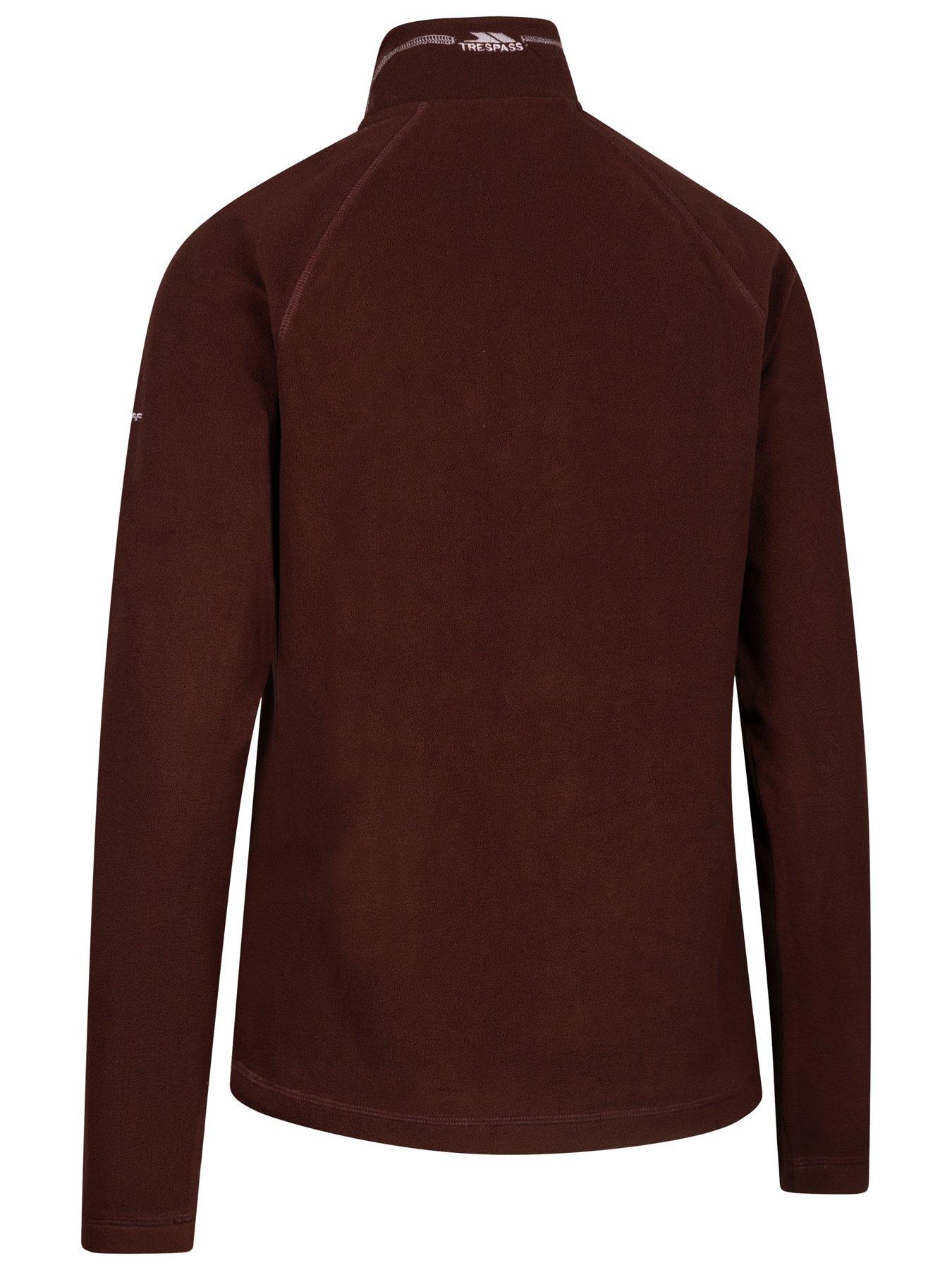 Image 2 of 2 of Trespass Womens Skylar Microfleece Anti-Pill 1/4 Zip Fleece - Mocha