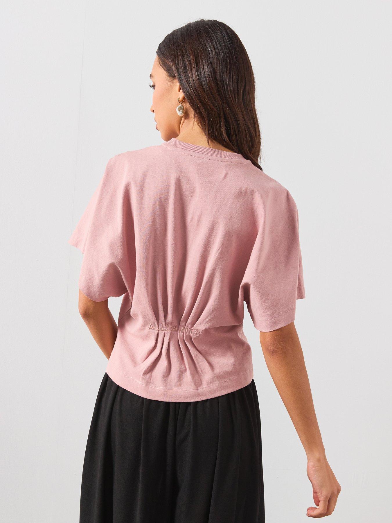 AllSaints Crew Neck T-Shirt - Pink