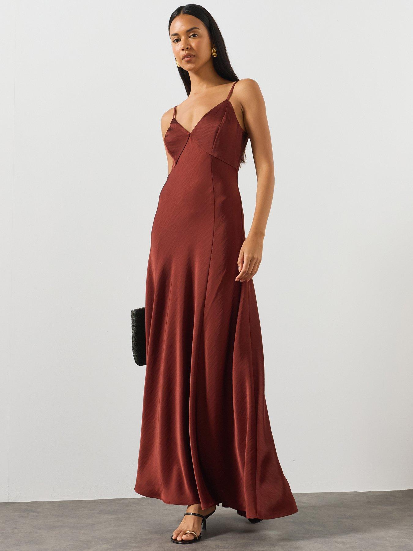 All Saints Women's Brown Allsaints Irina Dress - Image 3