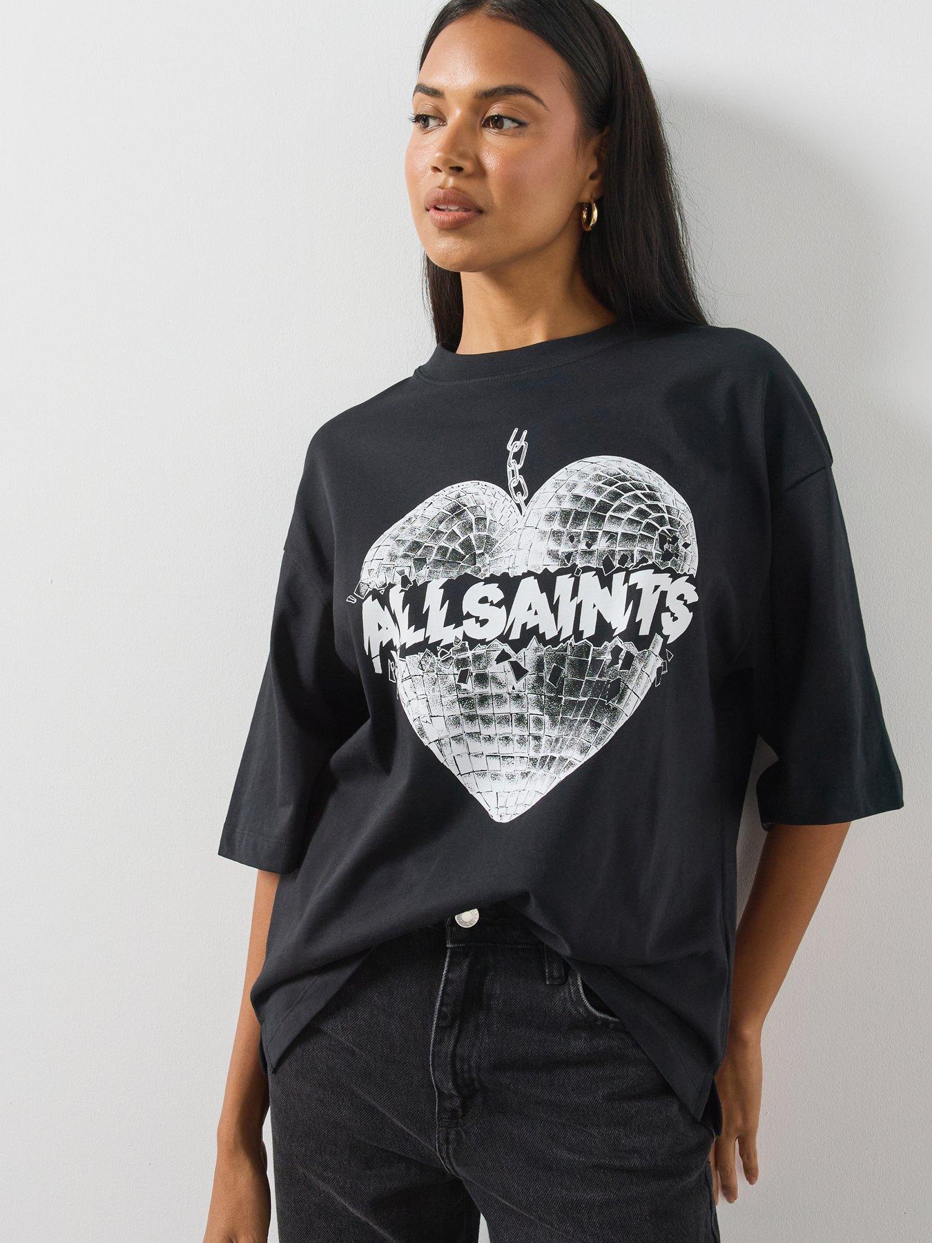 Image 1 of 6 of AllSaints Reflect Amelie Tee