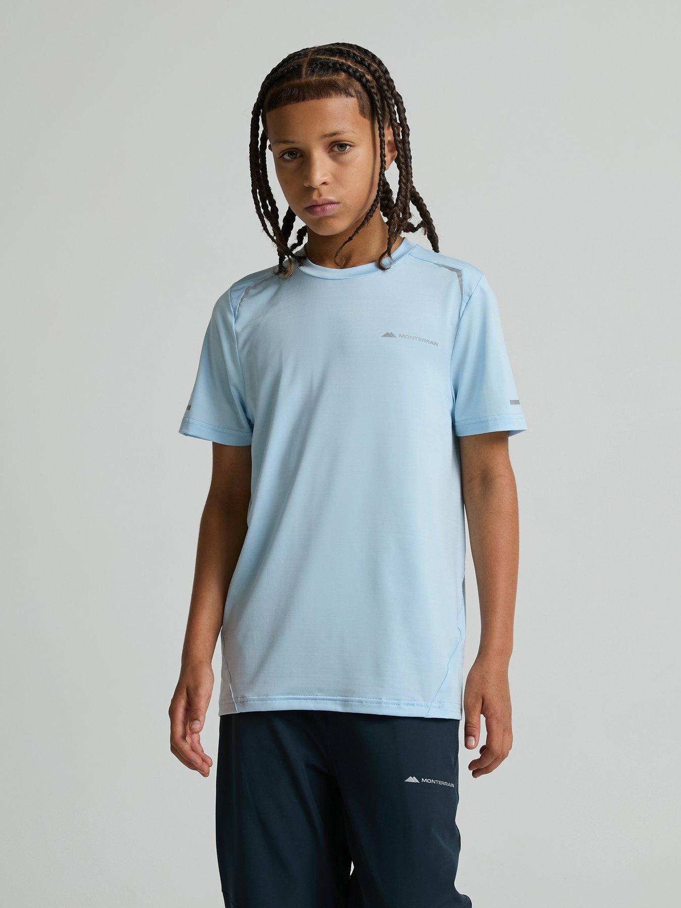 Image 1 of 5 of Monterrain Junior Bolt 2.0 Space Dye Tee - Blue