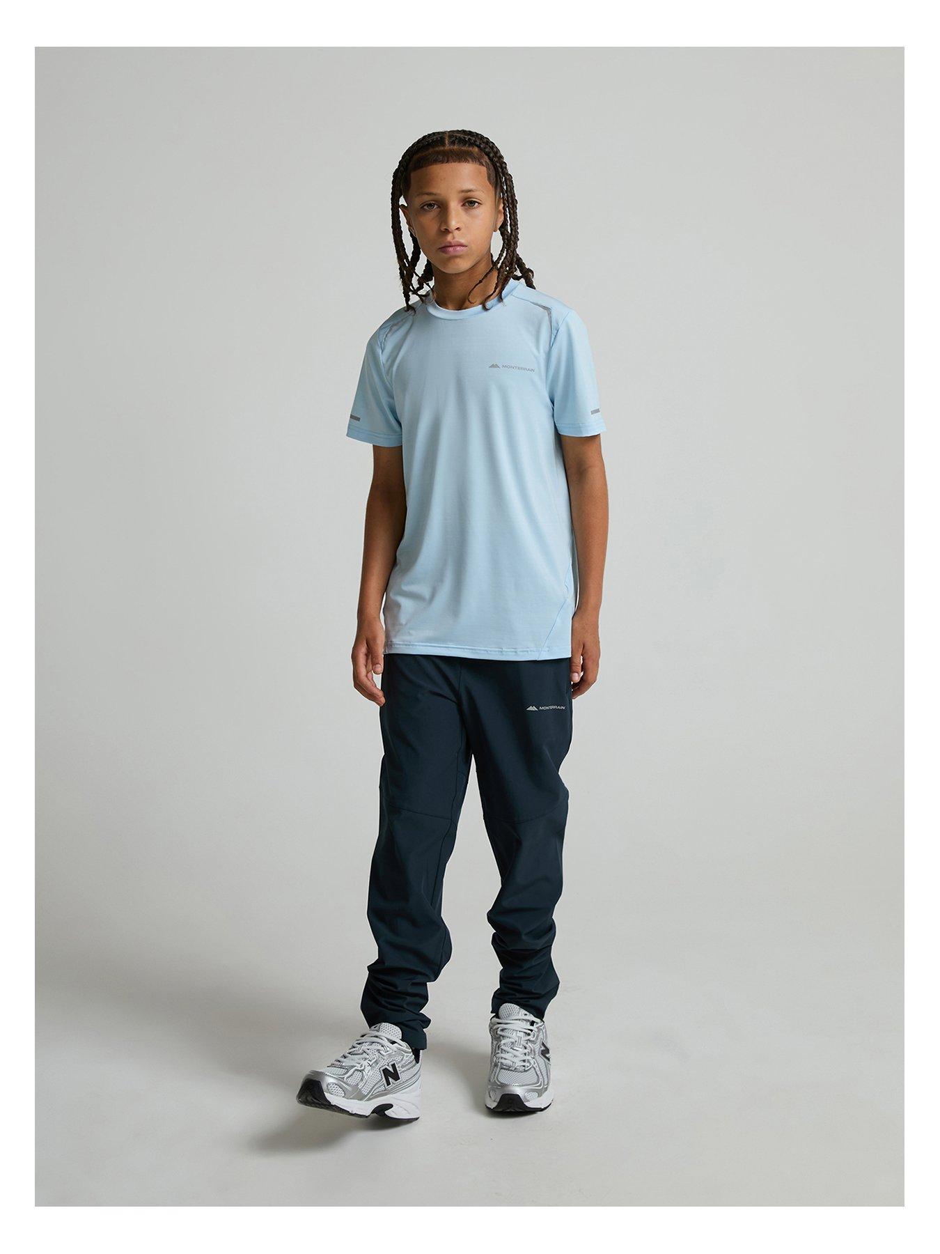 Image 2 of 5 of Monterrain Junior Bolt 2.0 Space Dye Tee - Blue